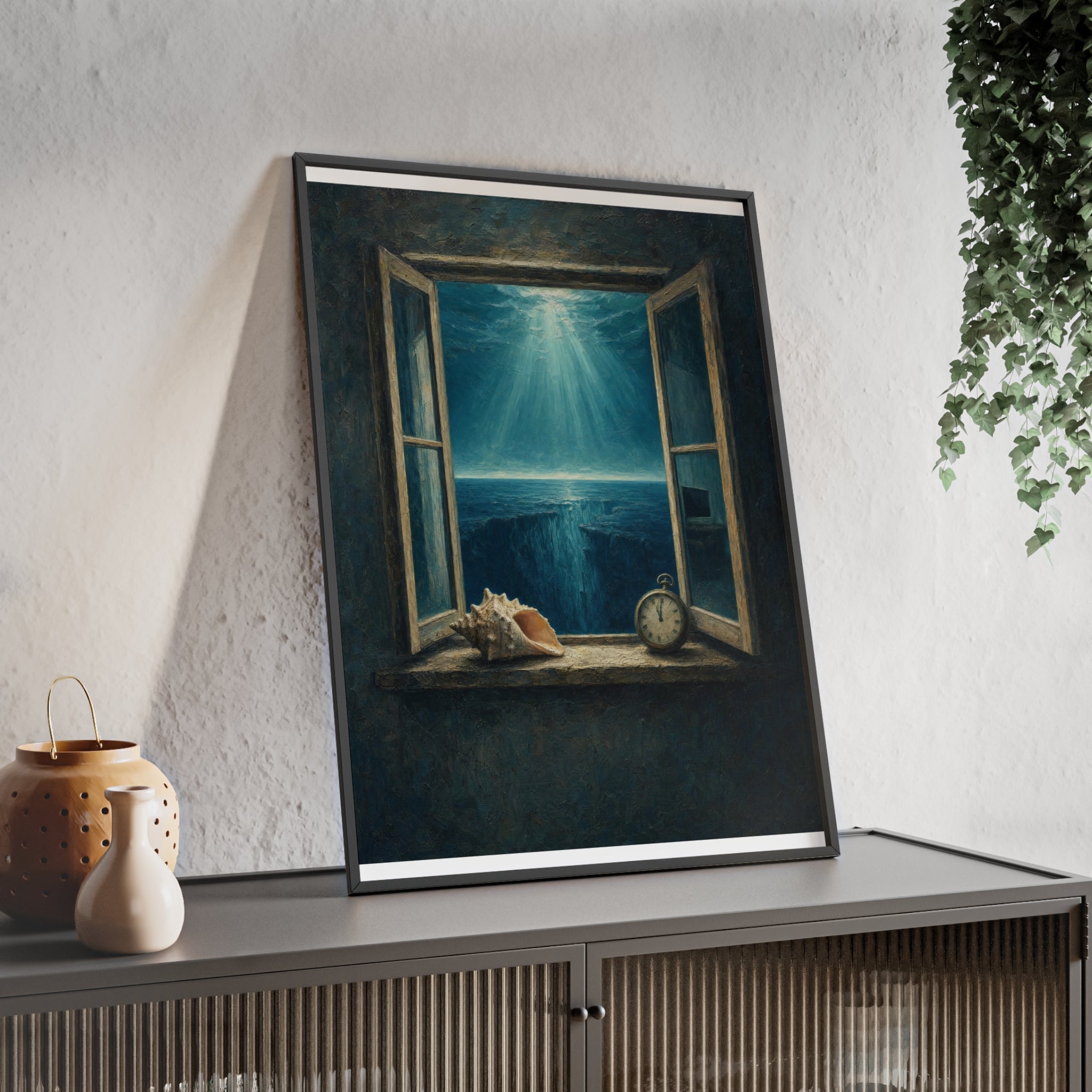 La ventana del ahogado — Cuadro enmarcado