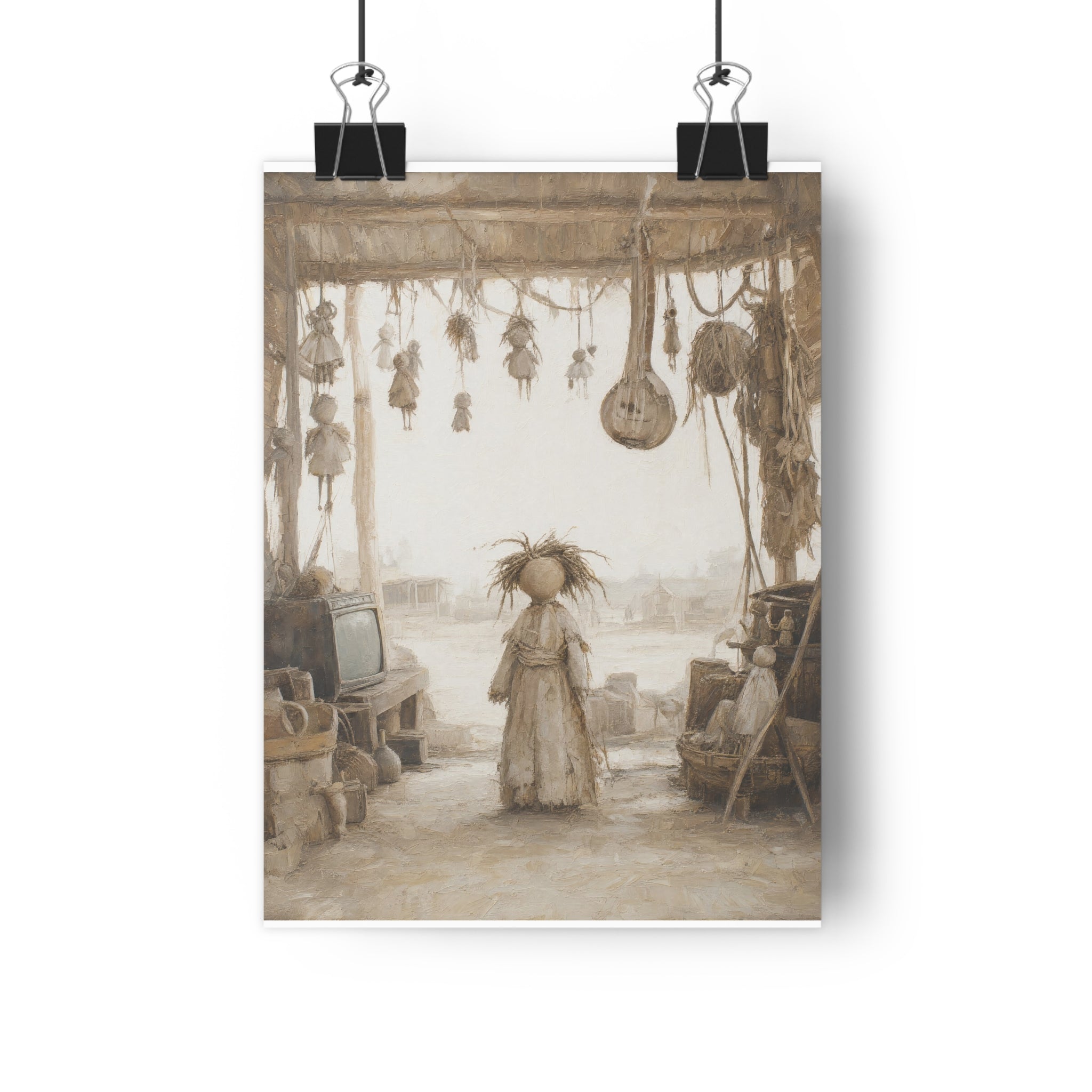 El taller del castillete — Lámina giclée
