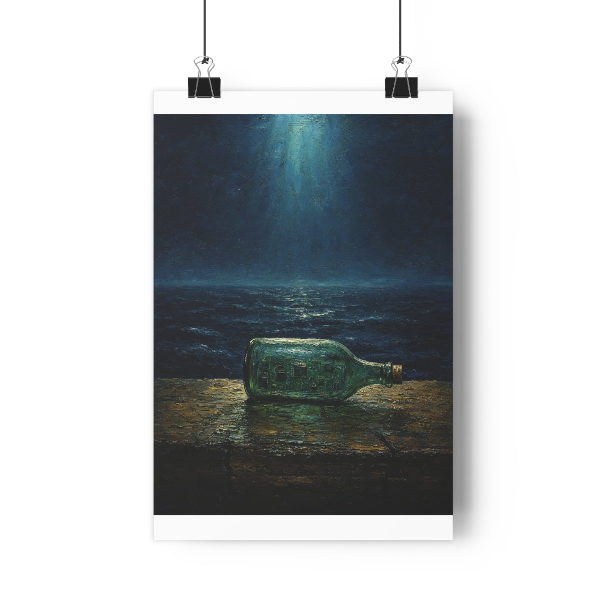 Barco en la botella — Lámina giclée