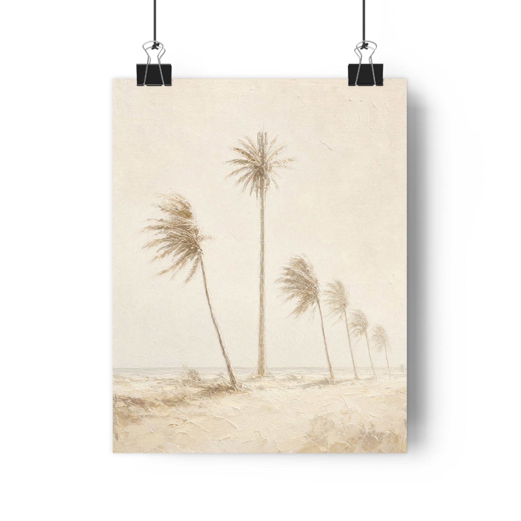 Los cocoteros de Macuto — Lámina giclée