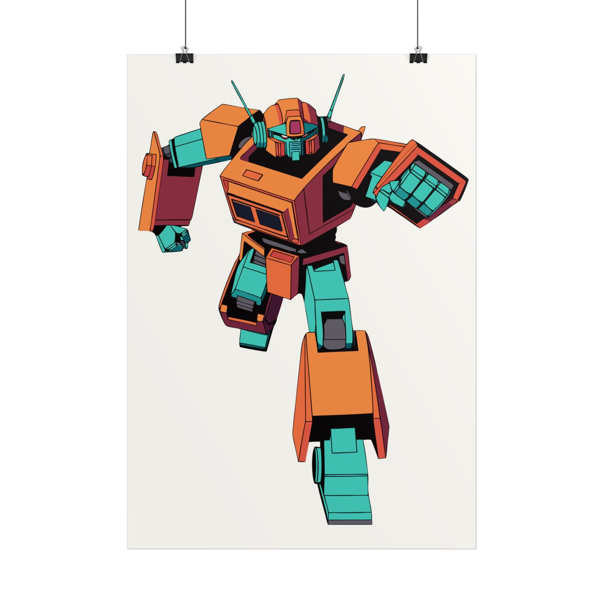 Mecha Retro 80s — Lámina