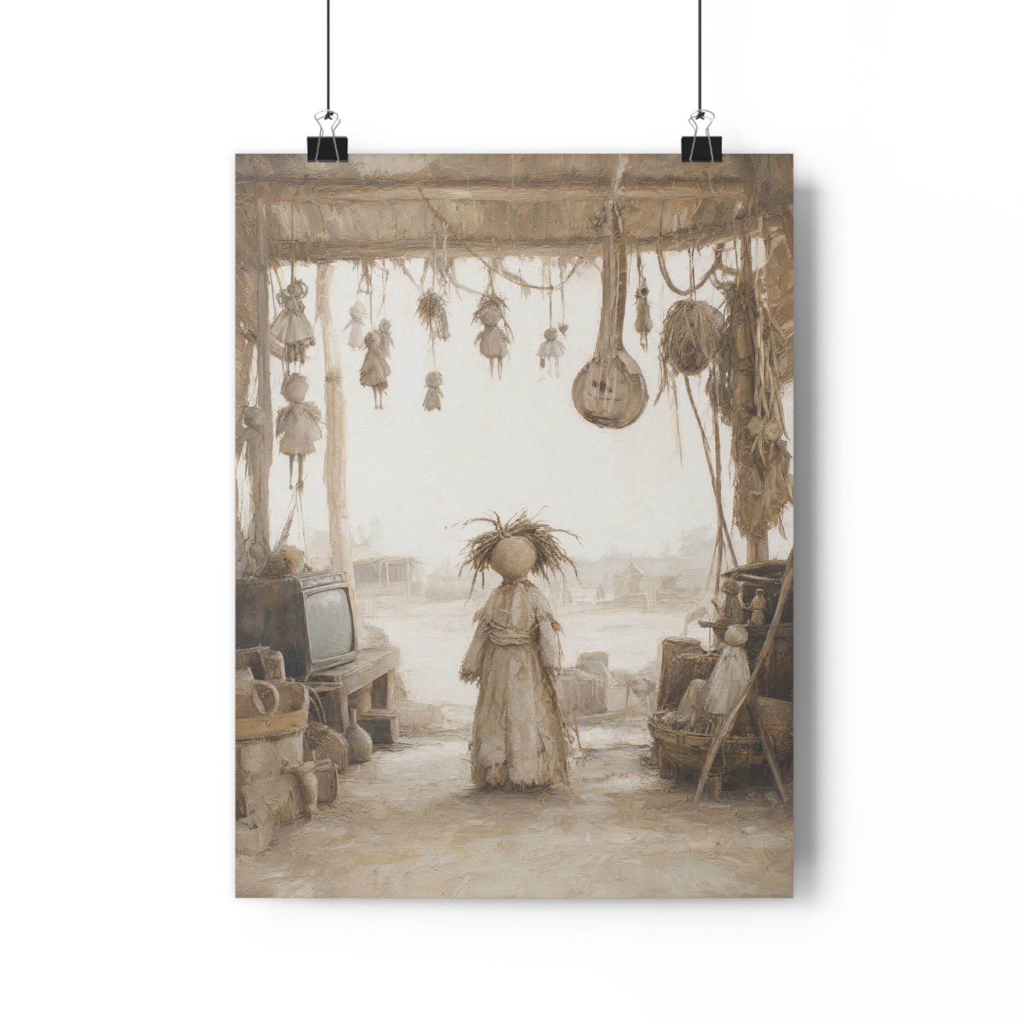 El taller del castillete — Lámina giclée