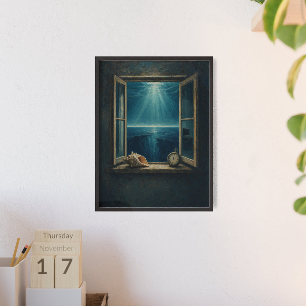 La ventana del ahogado — Cuadro enmarcado