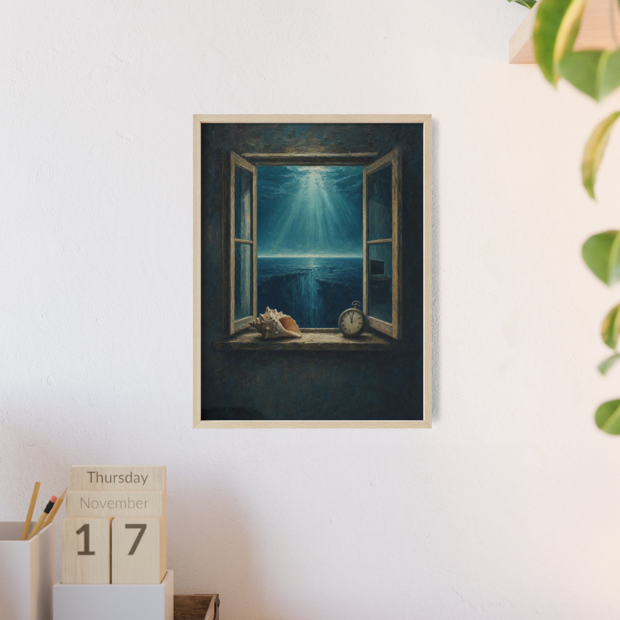 La ventana del ahogado — Cuadro enmarcado