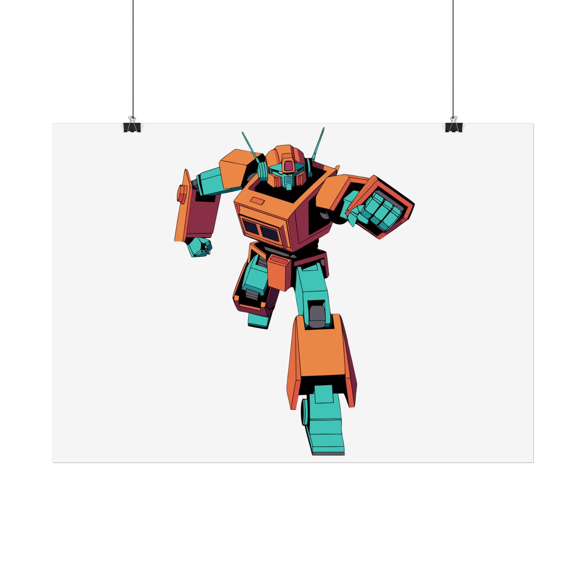 Mecha Retro 80s — Lámina