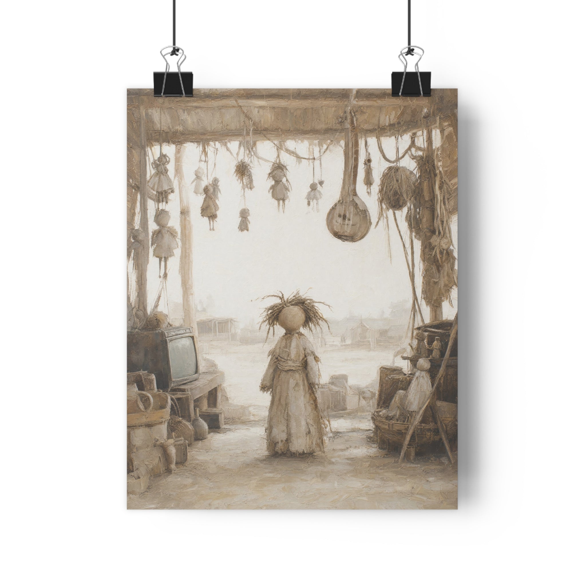 El taller del castillete — Lámina giclée