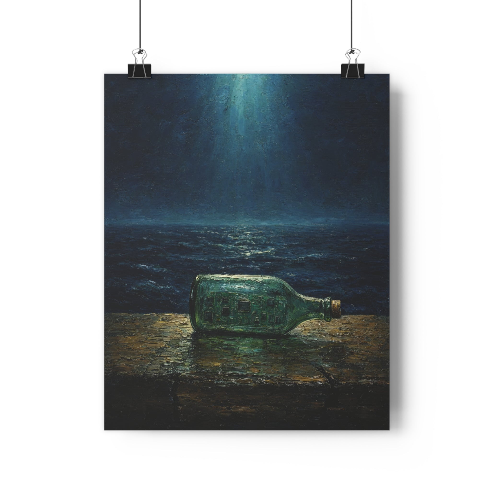 Barco en la botella — Lámina giclée