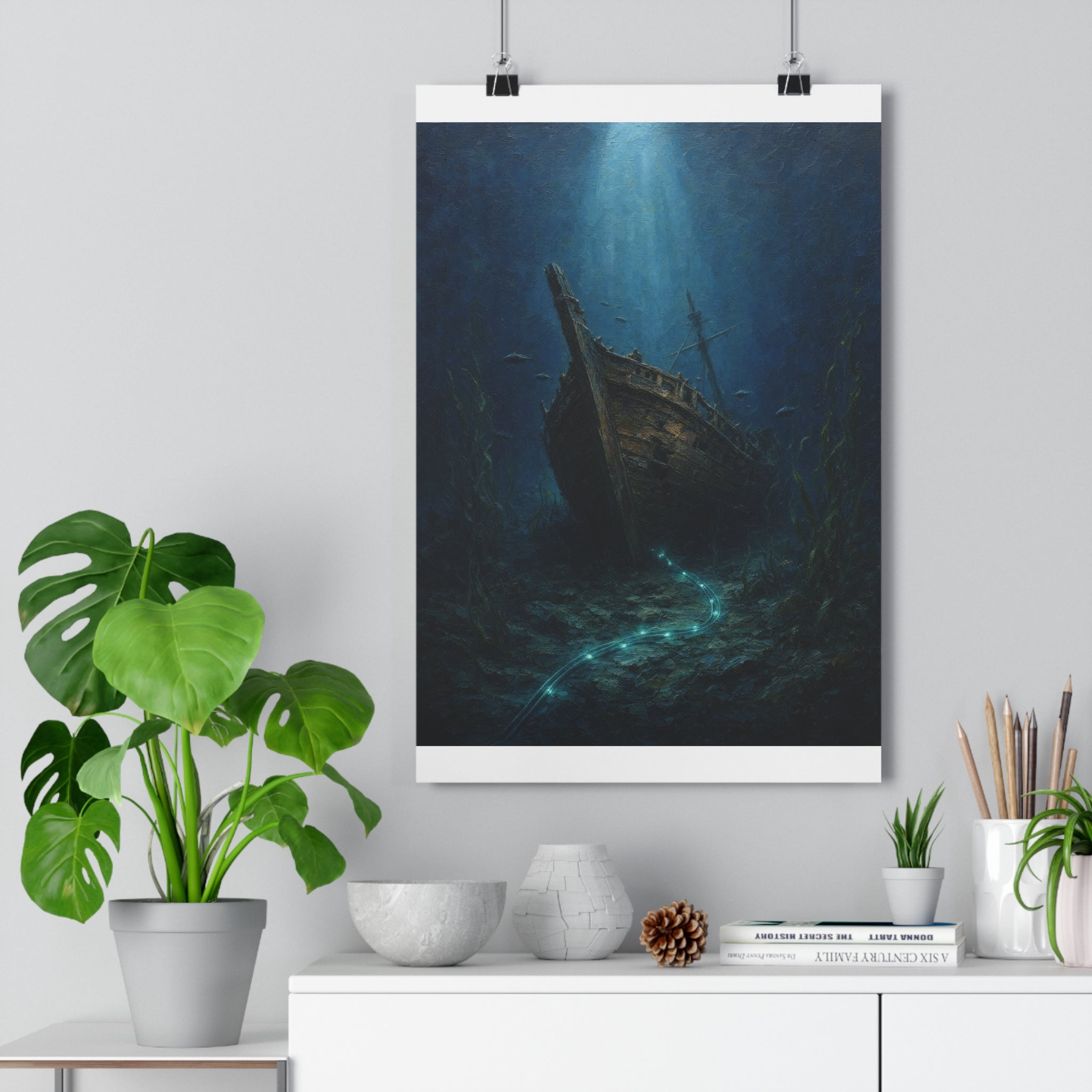 Naufragio con fibra — Lámina giclée