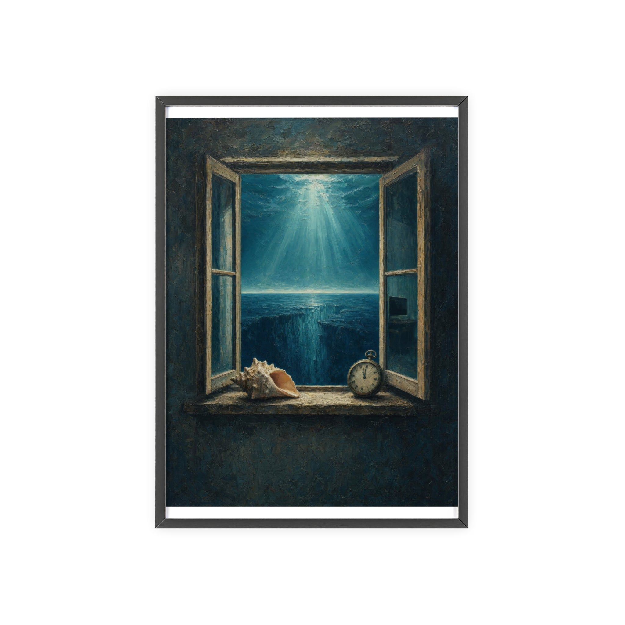 La ventana del ahogado — Cuadro enmarcado