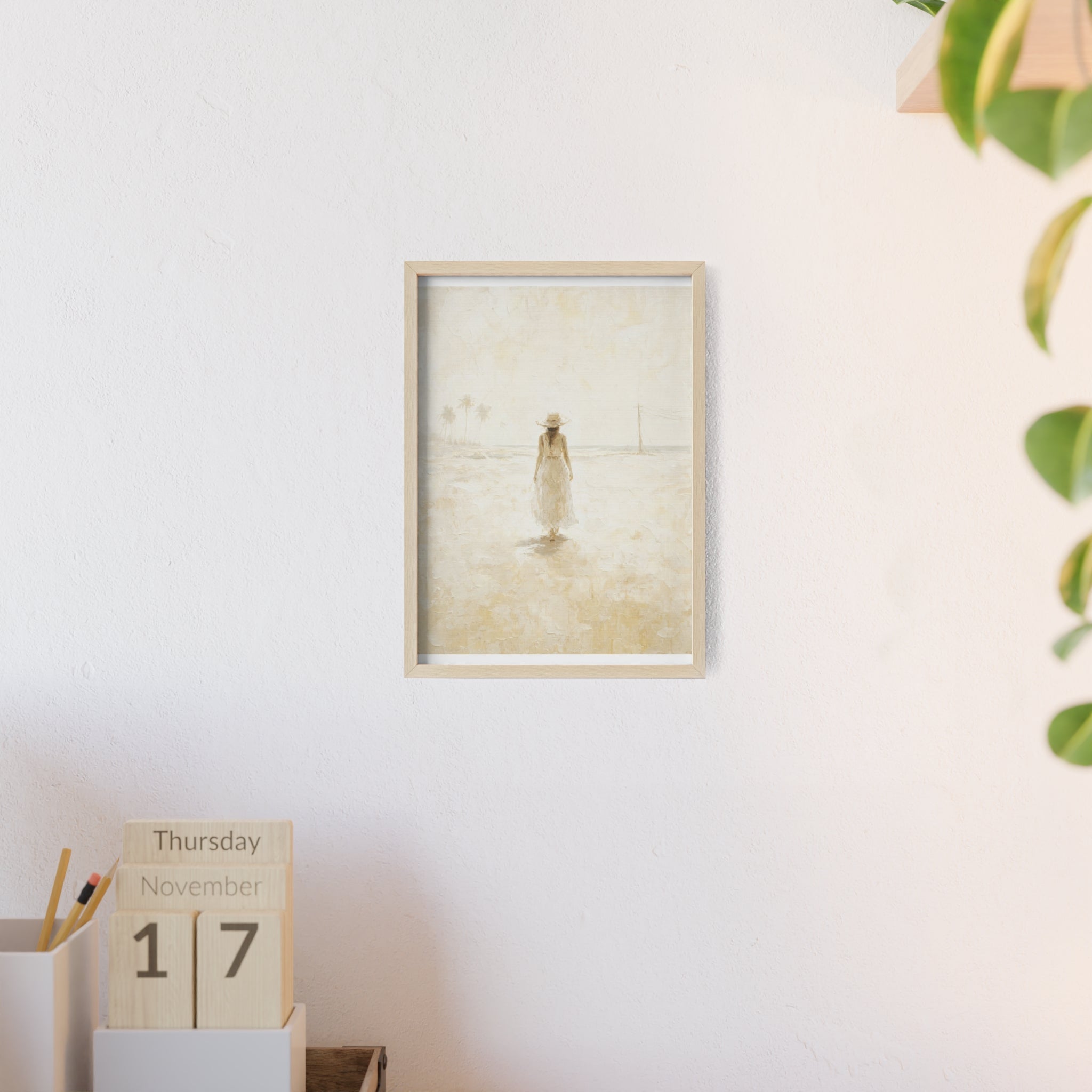 Mediodía blanco — Cuadro enmarcado