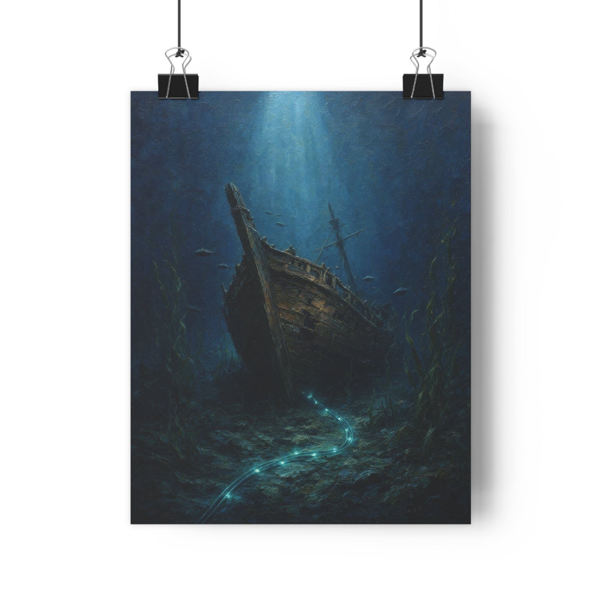 Naufragio con fibra — Lámina giclée