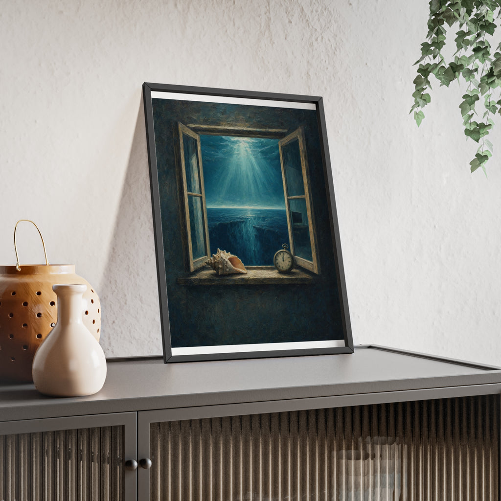 La ventana del ahogado — Cuadro enmarcado