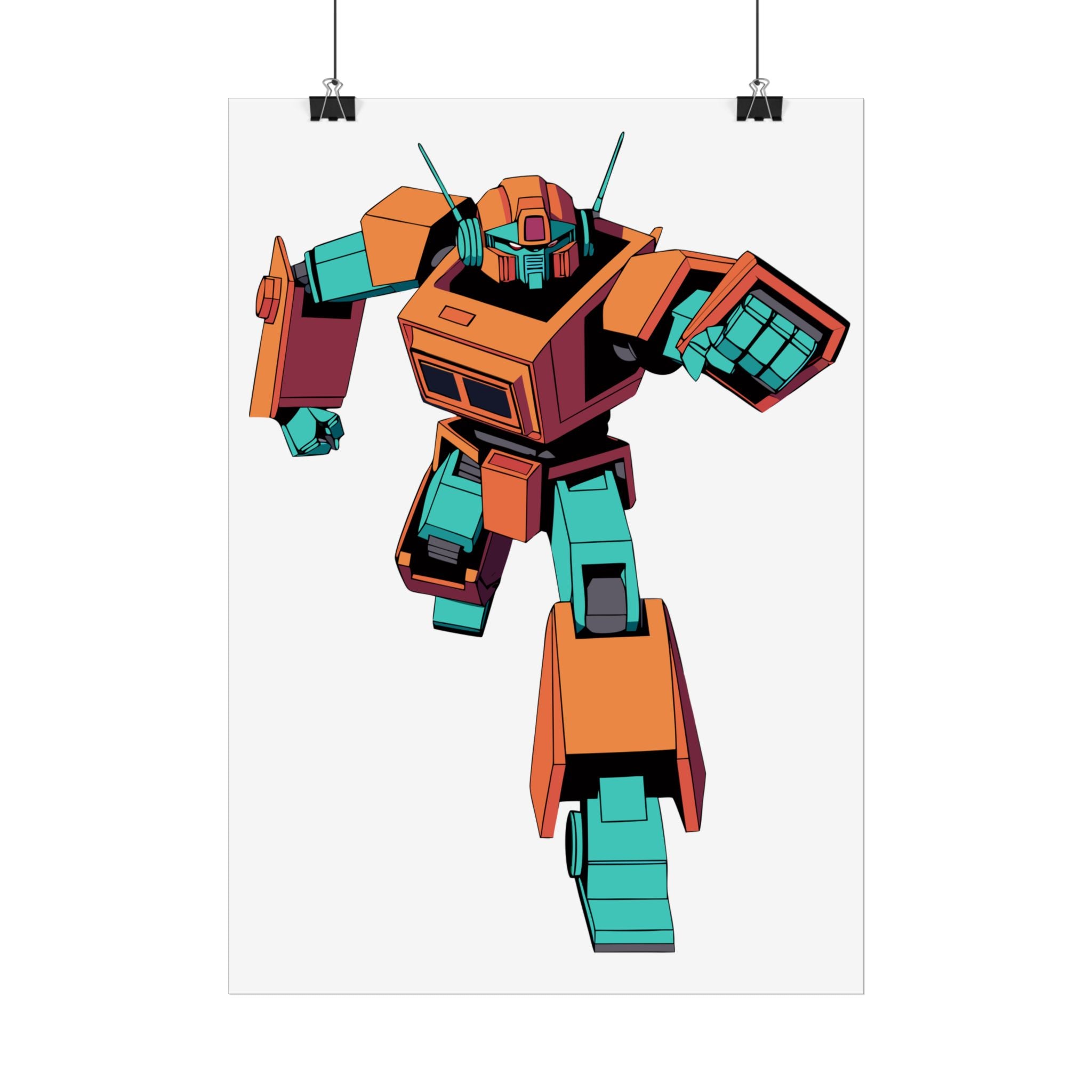 Mecha Retro 80s — Lámina