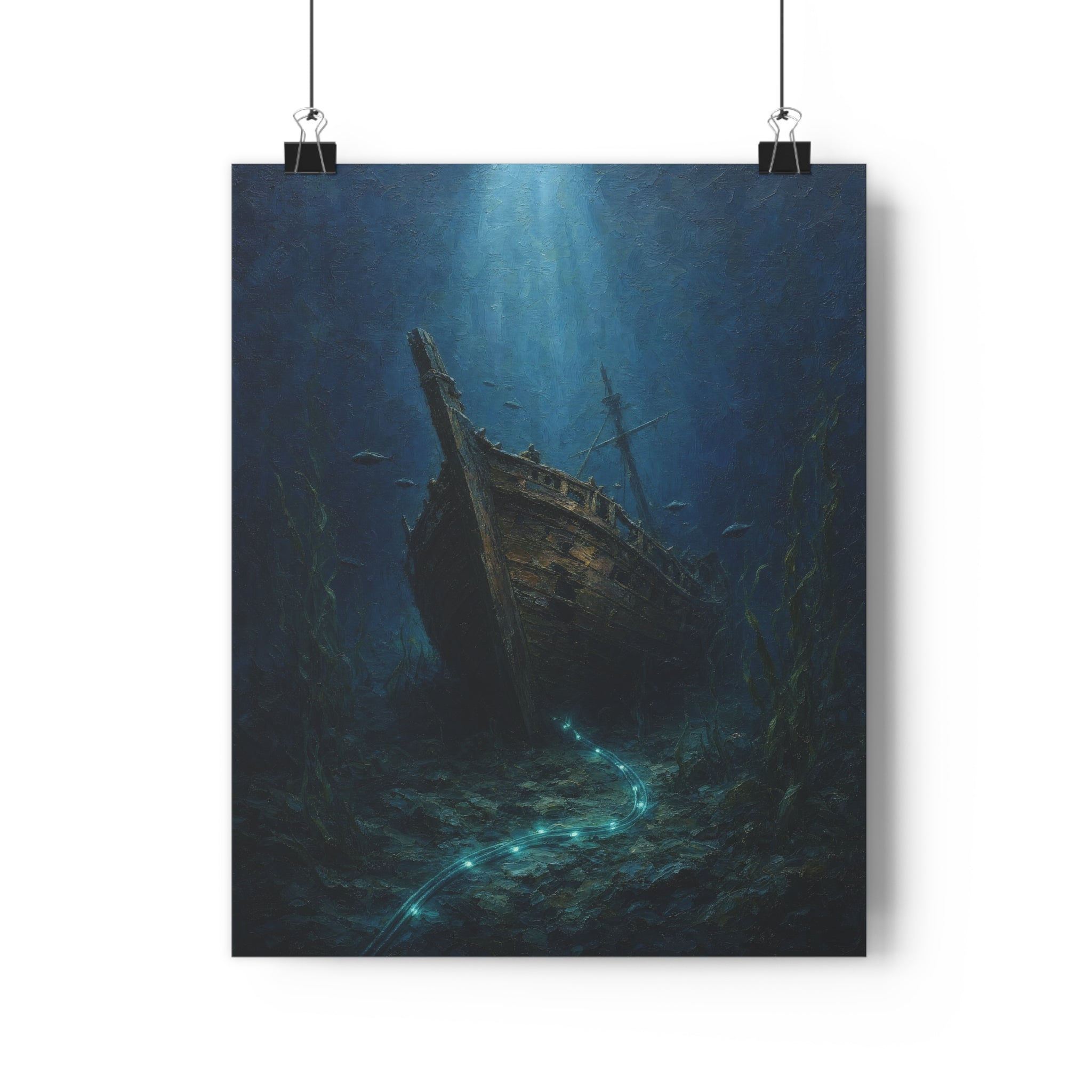Naufragio con fibra — Lámina giclée