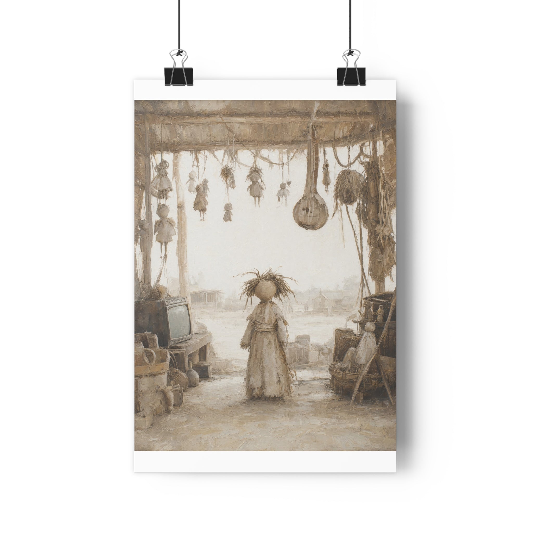 El taller del castillete — Lámina giclée
