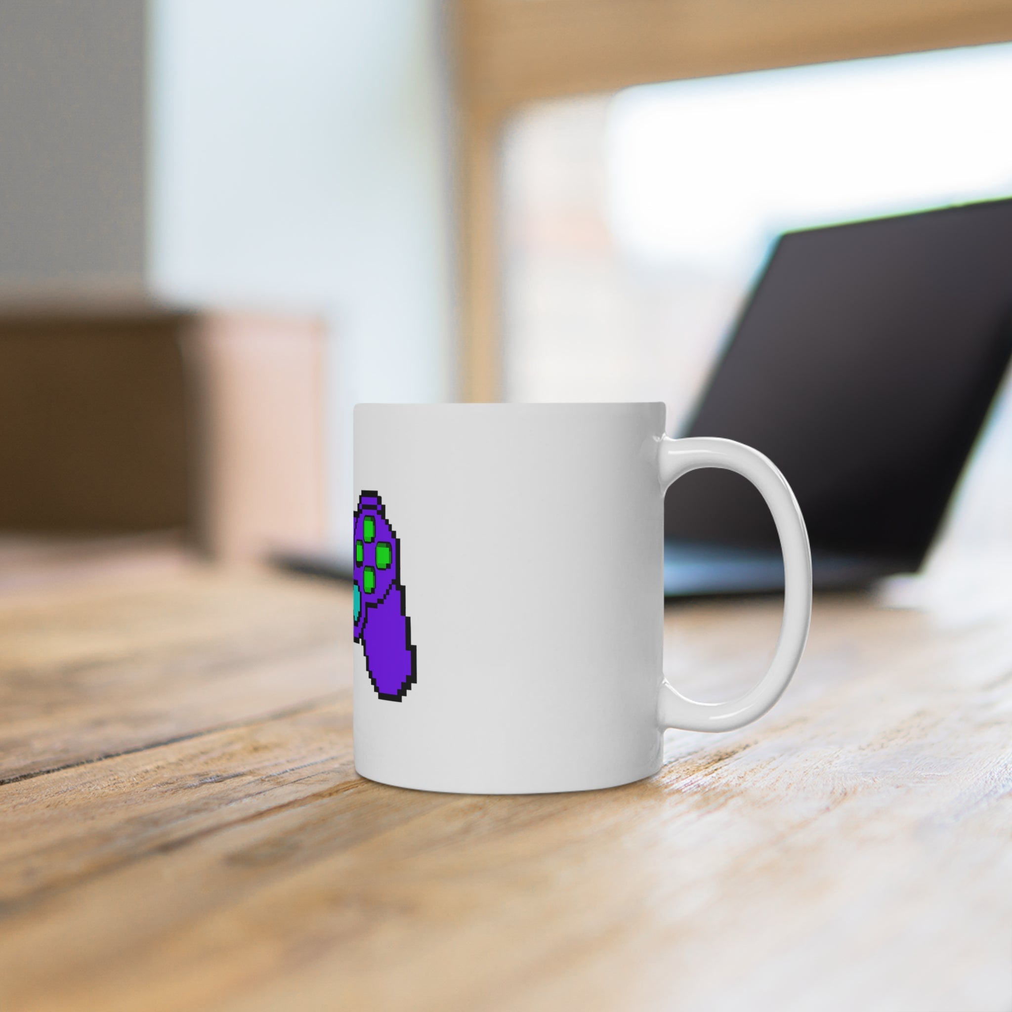 Mando Retro Pixel — Taza