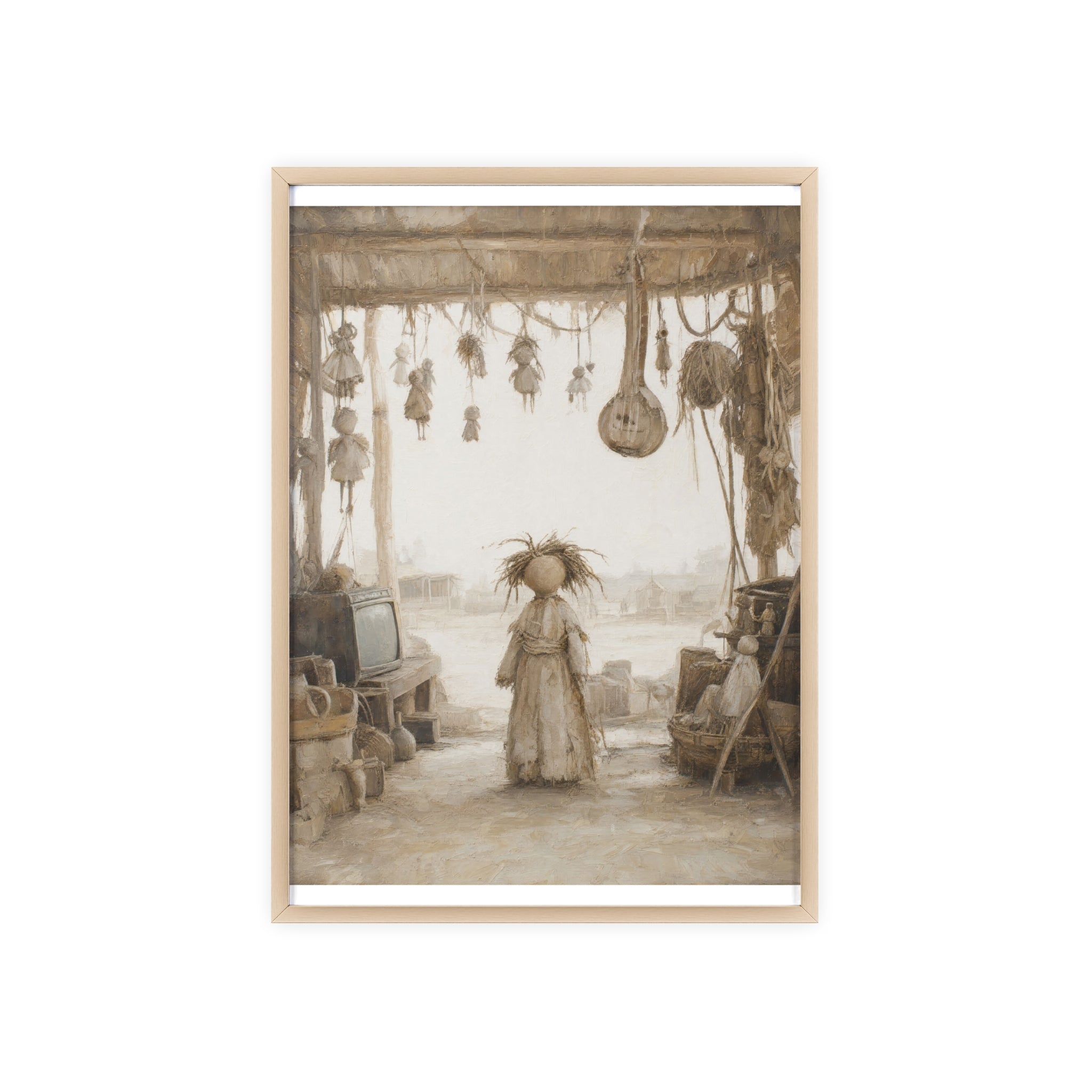 El taller del castillete — Cuadro enmarcado