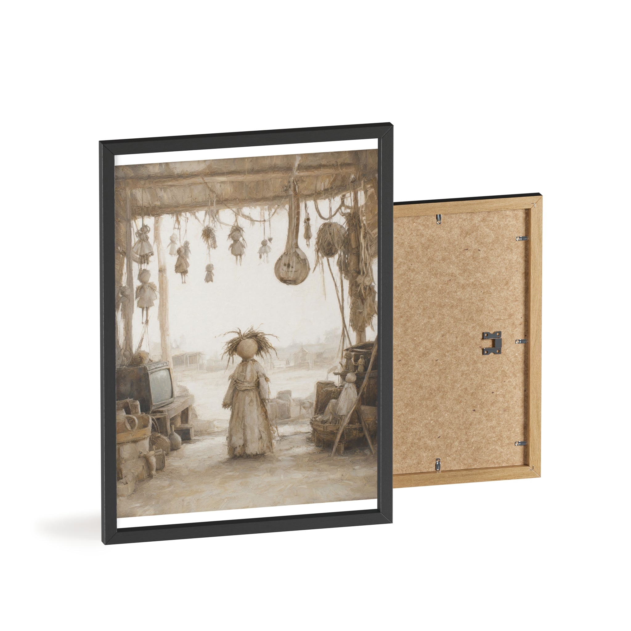 El taller del castillete — Cuadro enmarcado