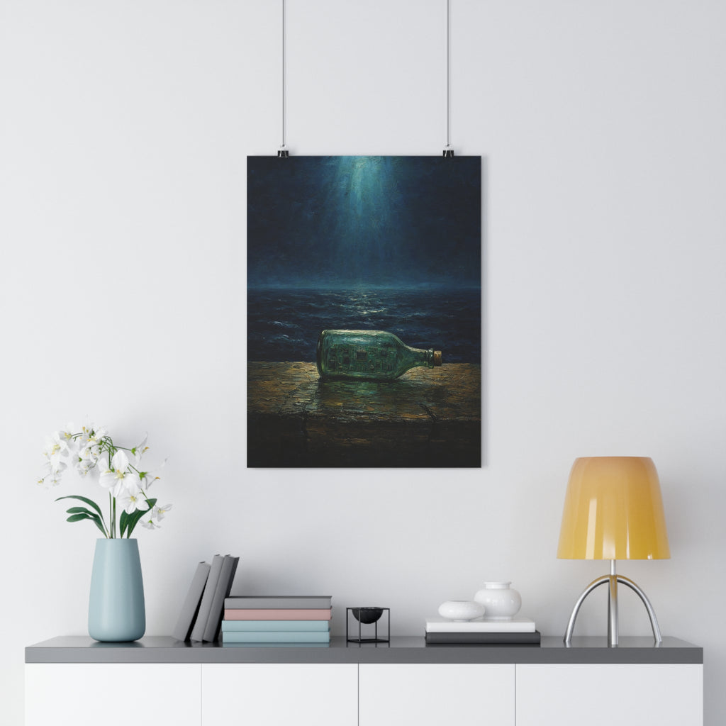 Barco en la botella — Lámina giclée