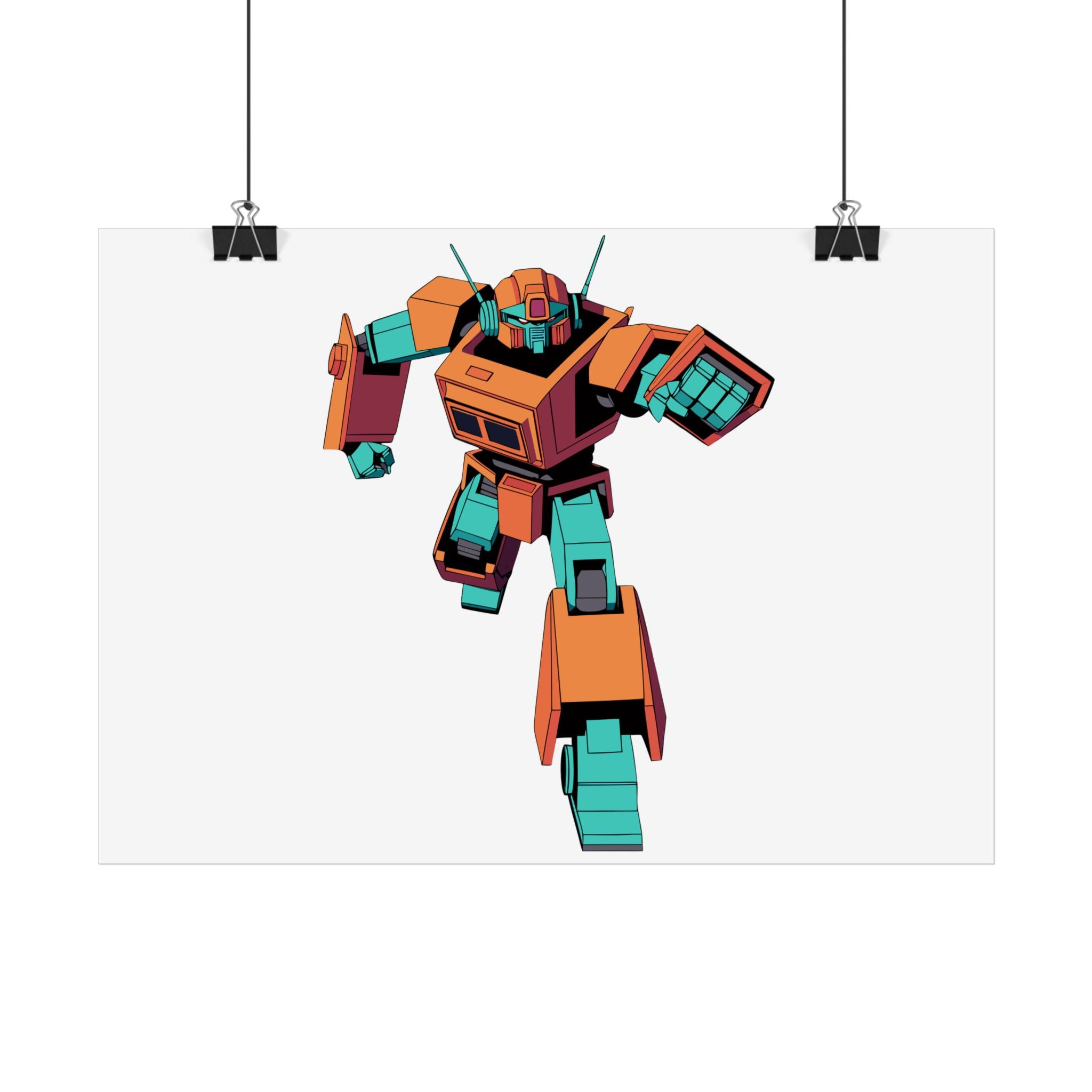 Mecha Retro 80s — Lámina