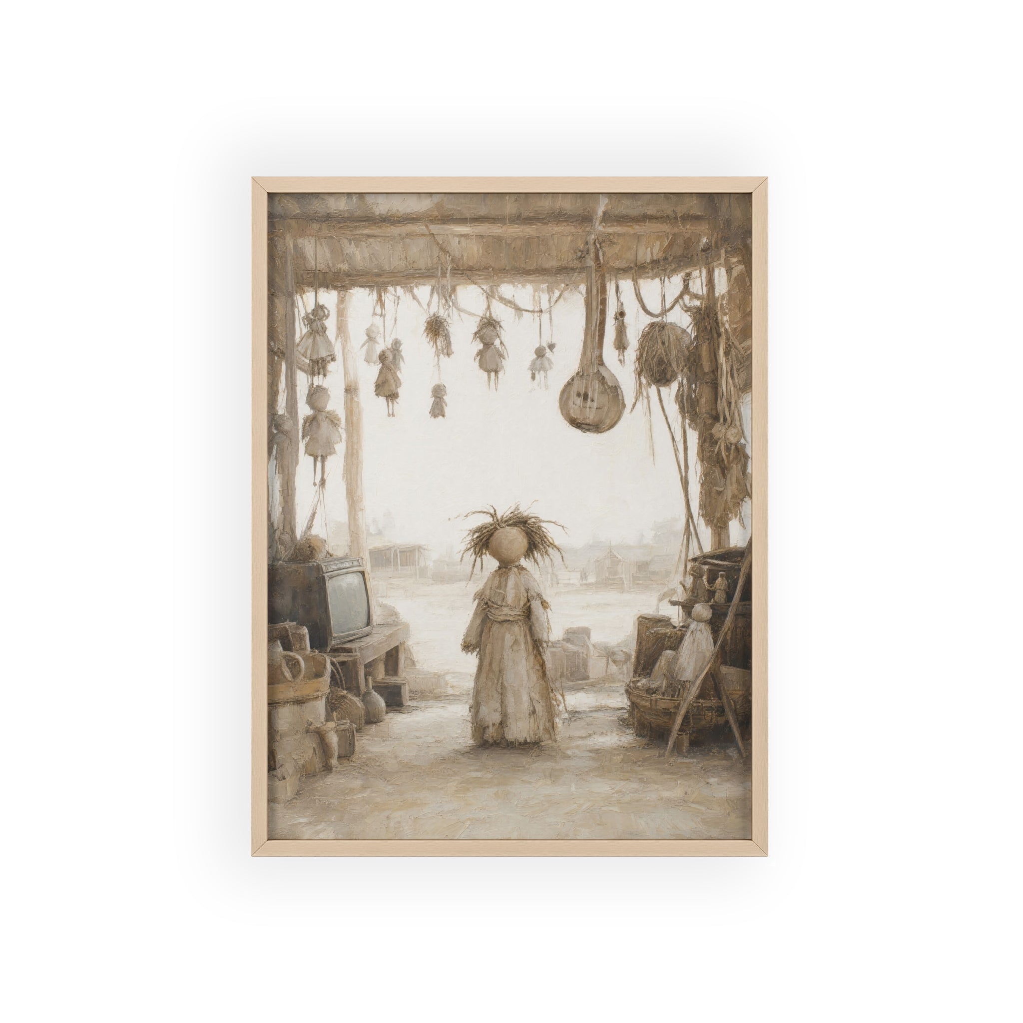 El taller del castillete — Cuadro enmarcado
