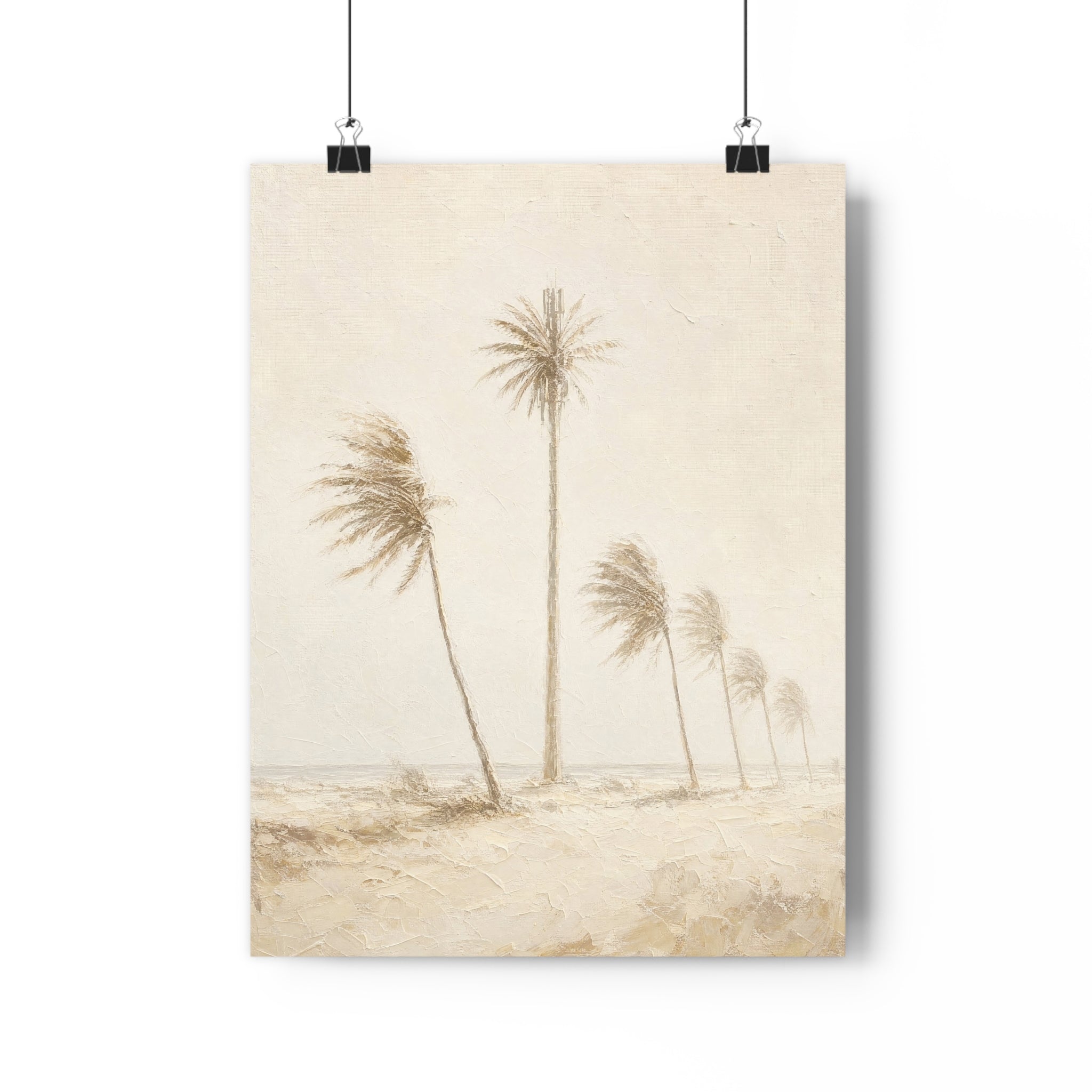 Los cocoteros de Macuto — Lámina giclée