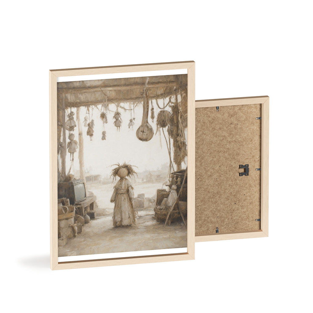 El taller del castillete — Cuadro enmarcado