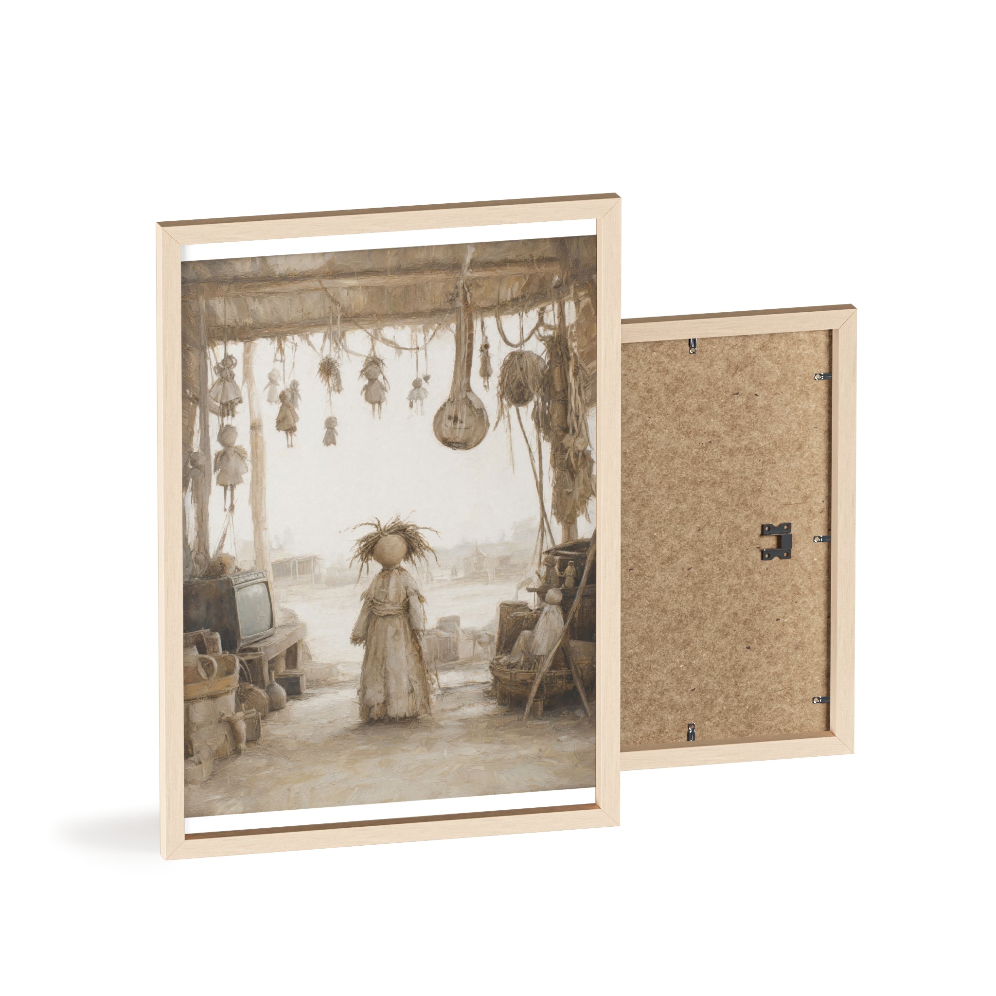 El taller del castillete — Cuadro enmarcado