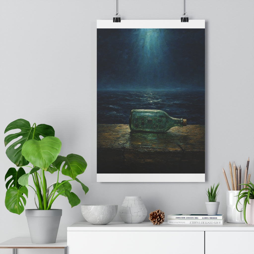 Barco en la botella — Lámina giclée