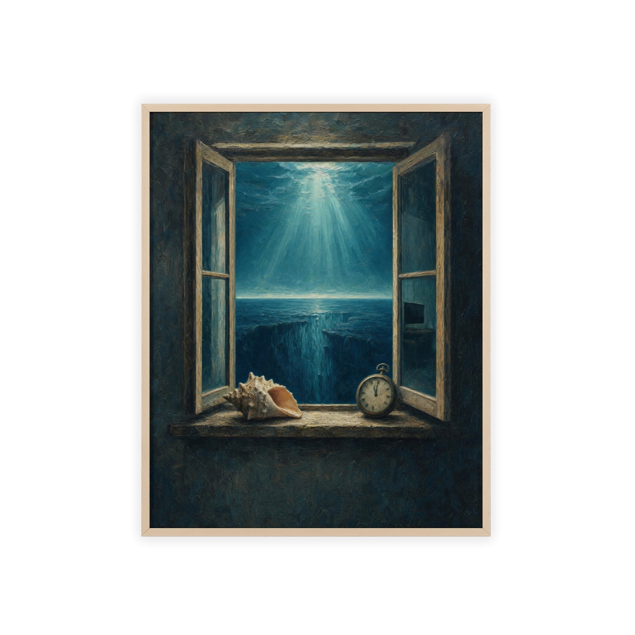 La ventana del ahogado — Cuadro enmarcado