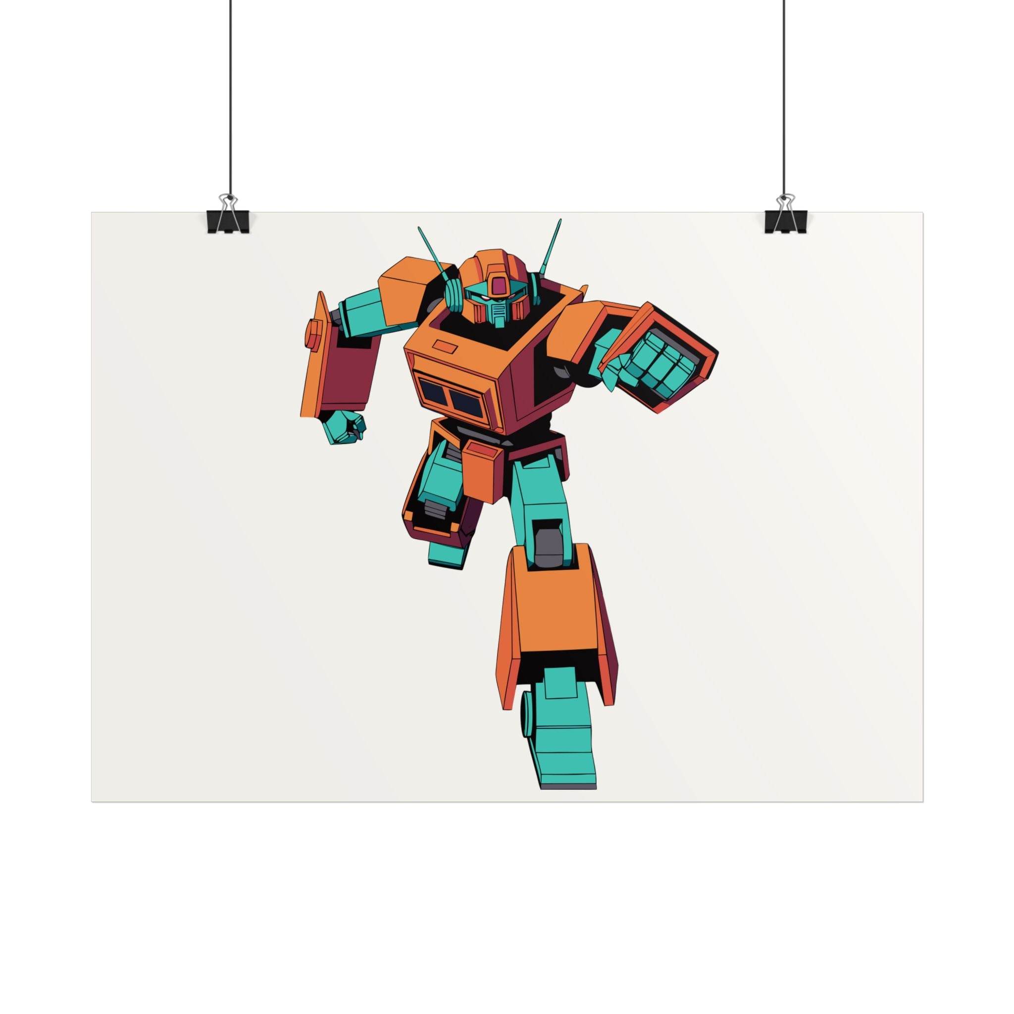Mecha Retro 80s — Lámina