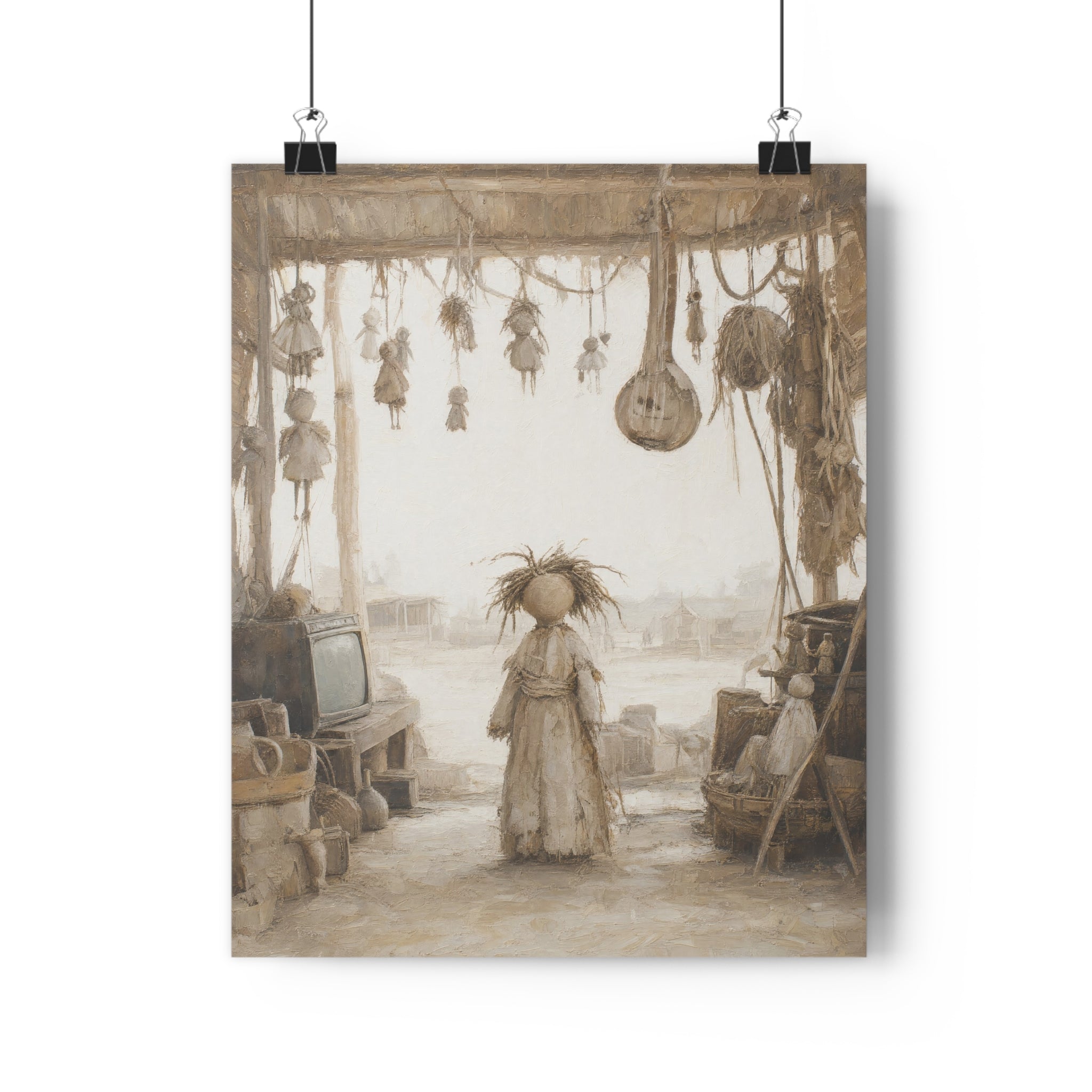 El taller del castillete — Lámina giclée
