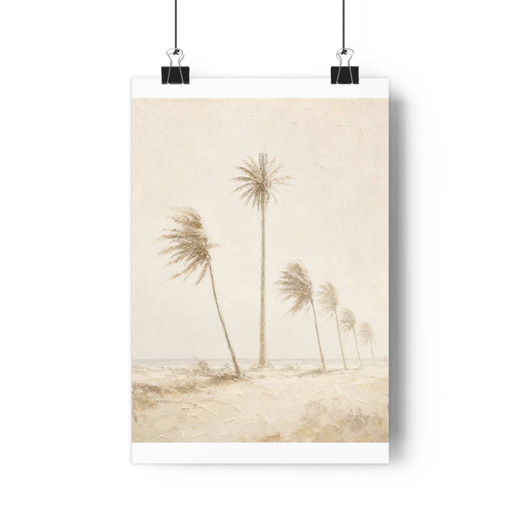 Los cocoteros de Macuto — Lámina giclée