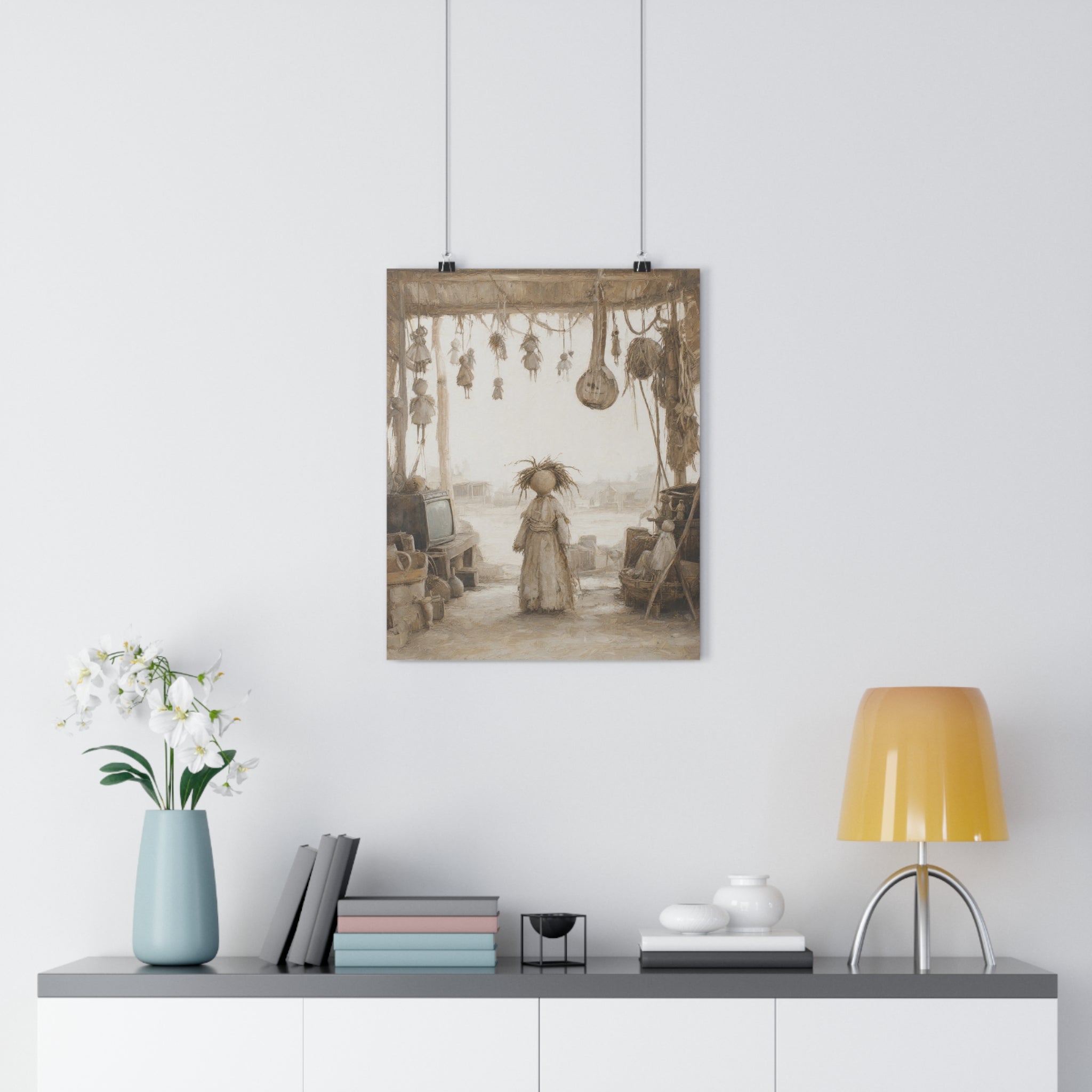 El taller del castillete — Lámina giclée
