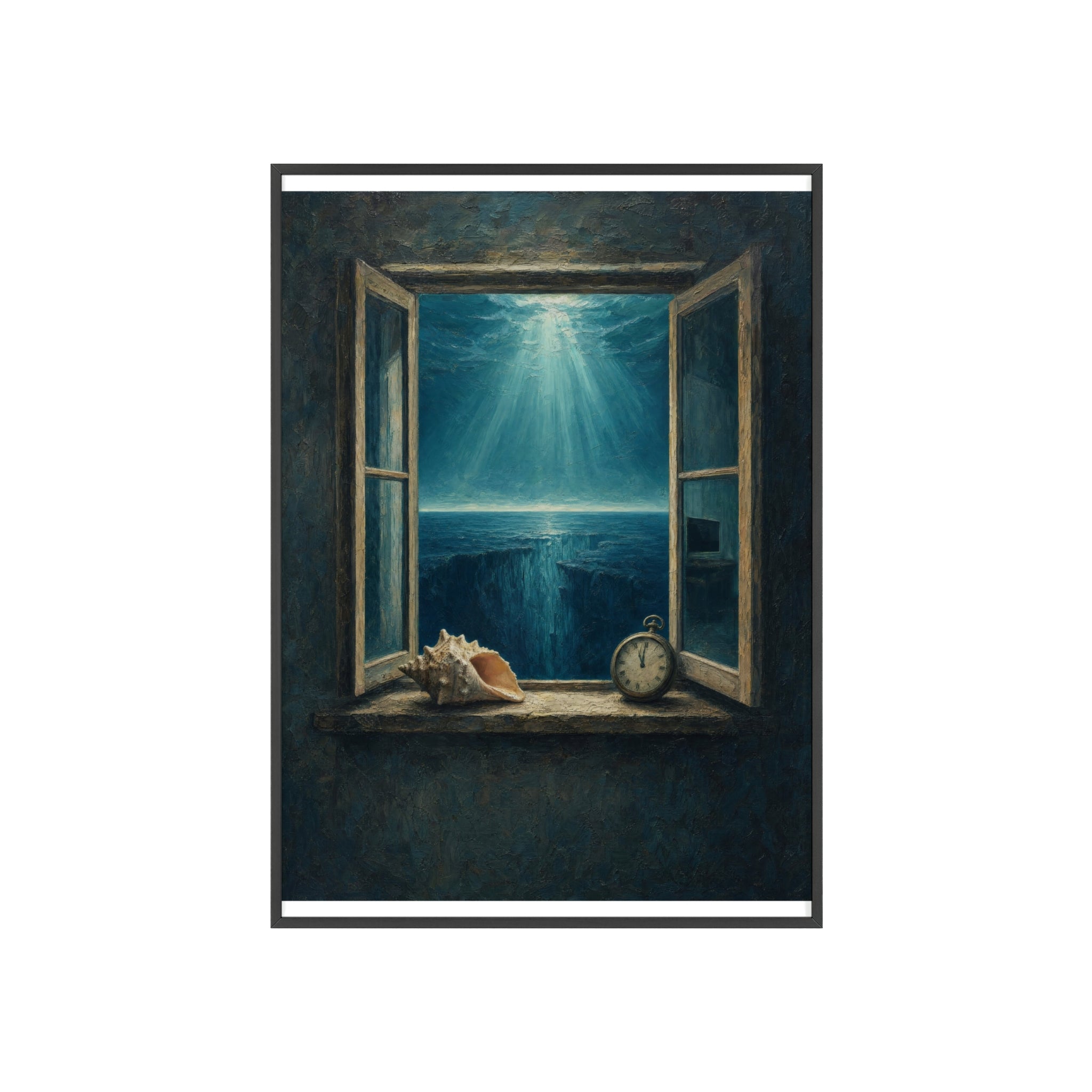 La ventana del ahogado — Cuadro enmarcado