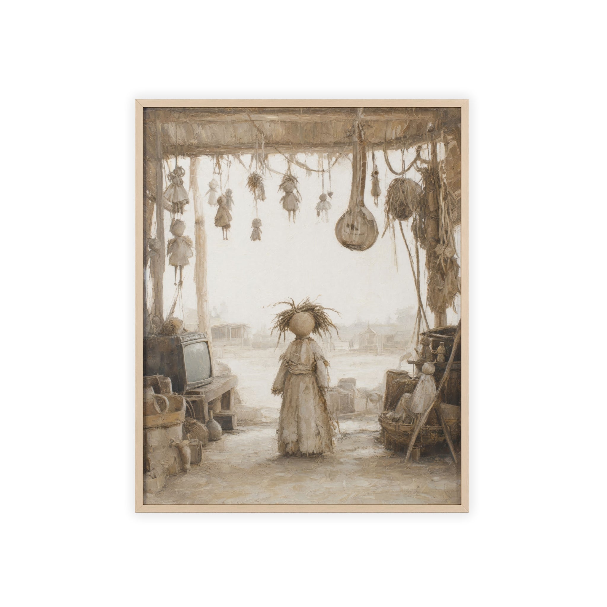 El taller del castillete — Cuadro enmarcado