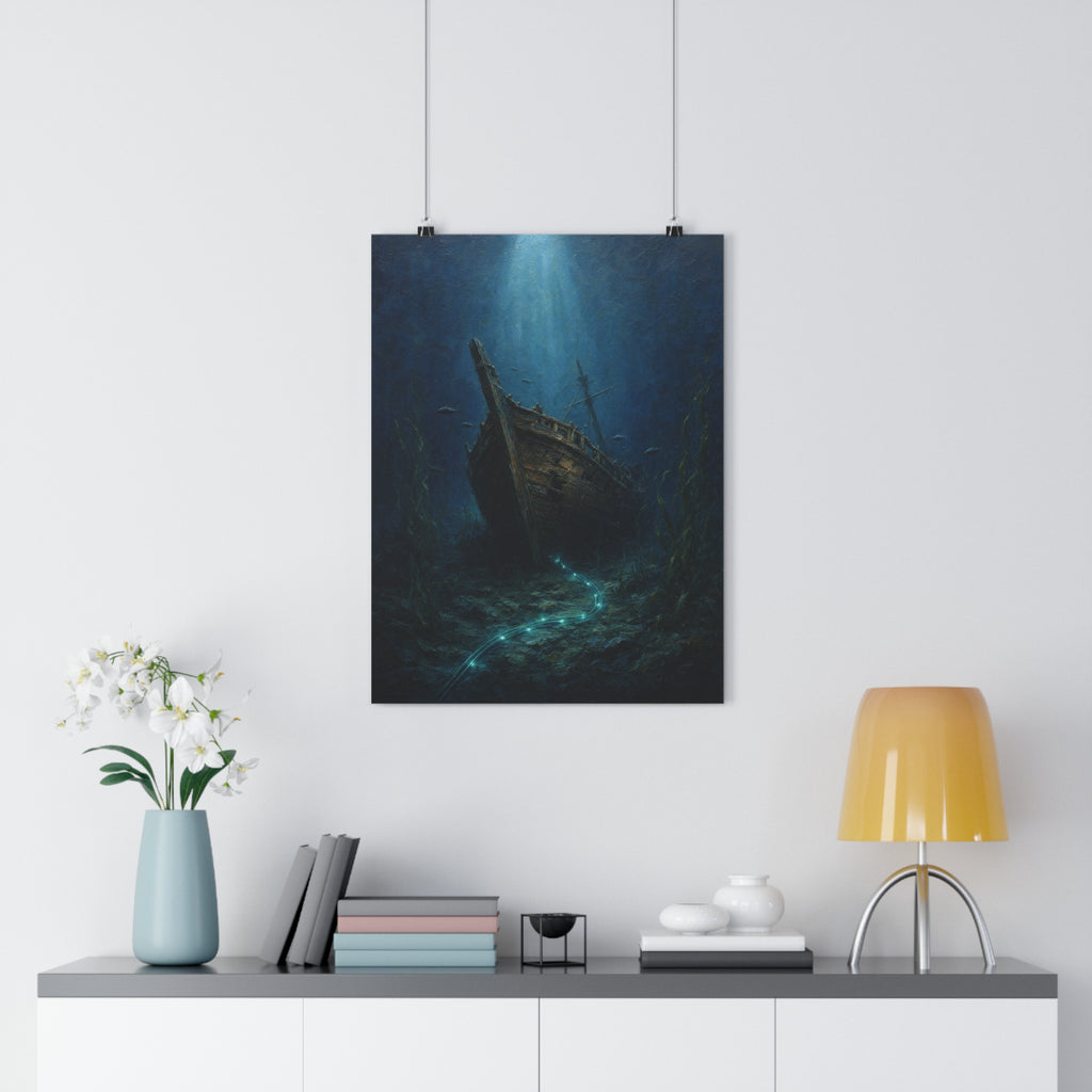 Naufragio con fibra — Lámina giclée