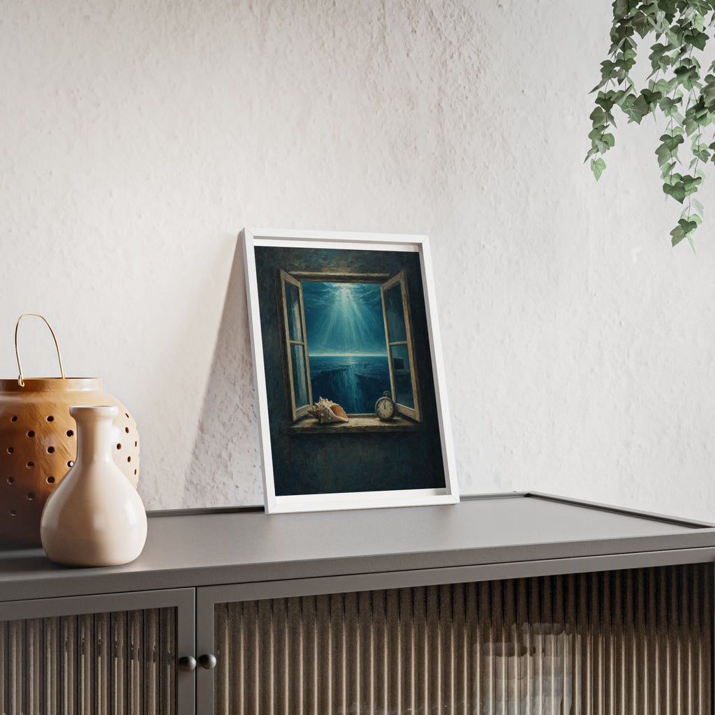 La ventana del ahogado — Cuadro enmarcado