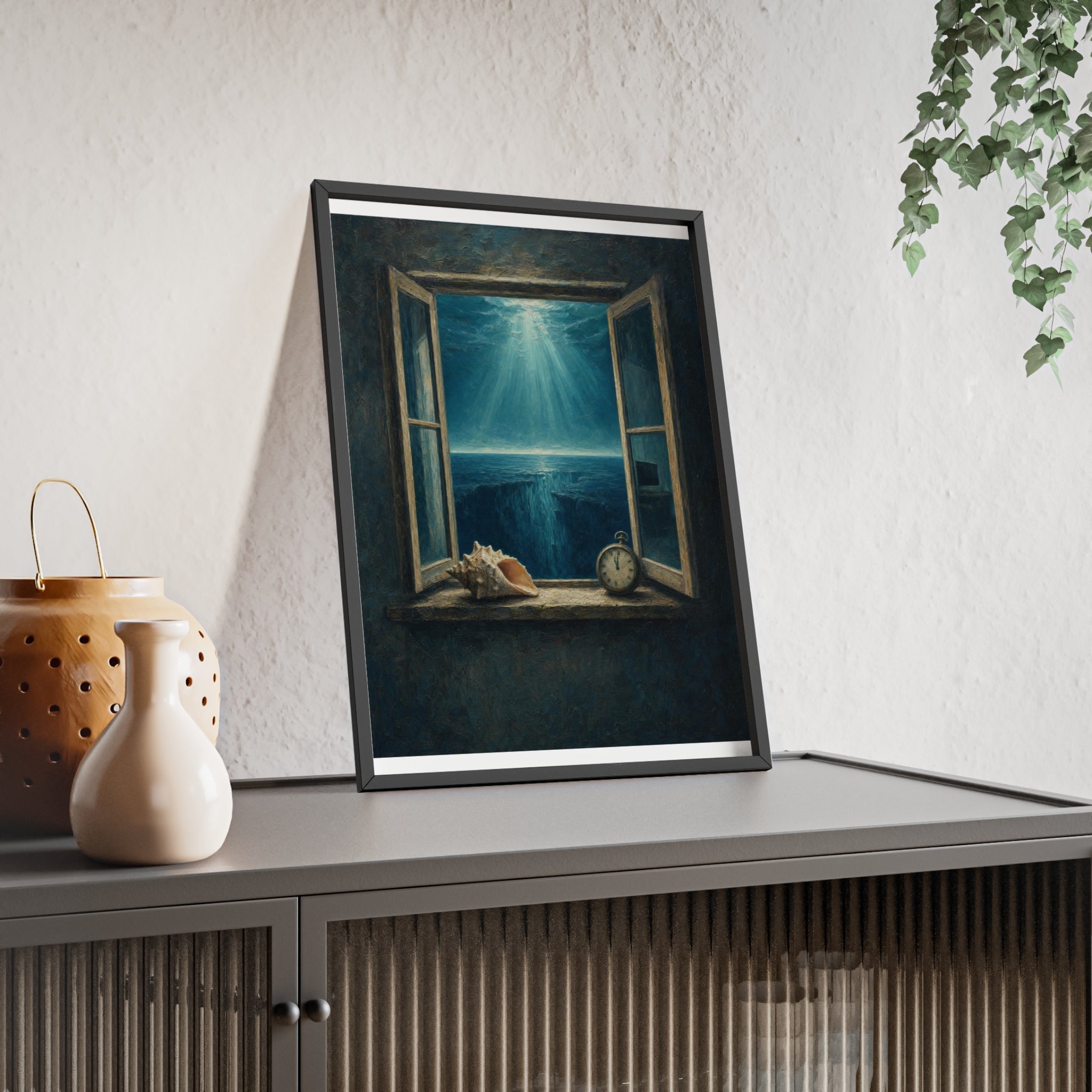 La ventana del ahogado — Cuadro enmarcado