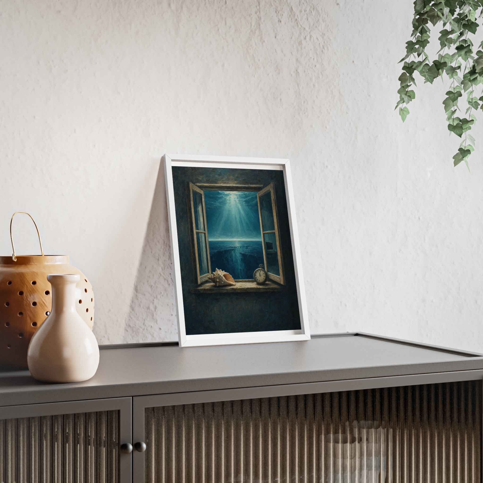 La ventana del ahogado — Cuadro enmarcado
