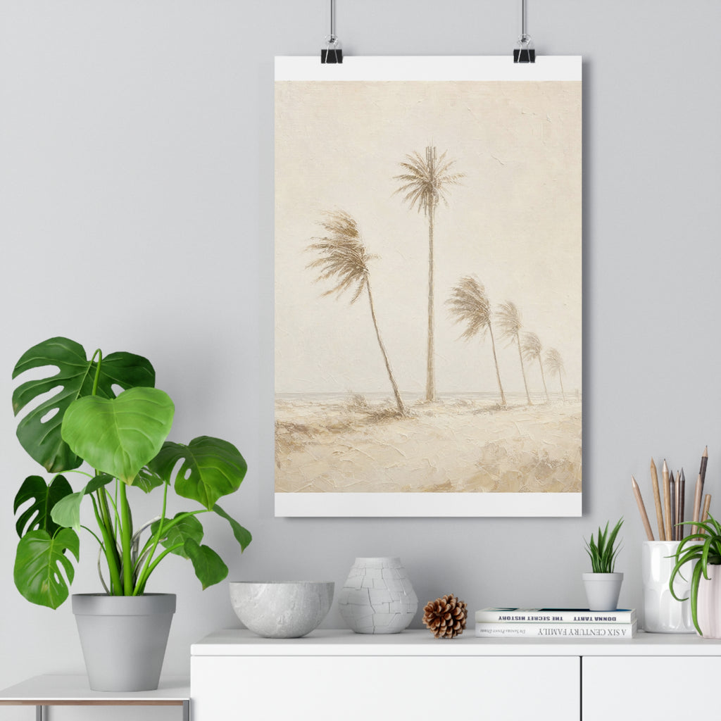 Los cocoteros de Macuto — Lámina giclée