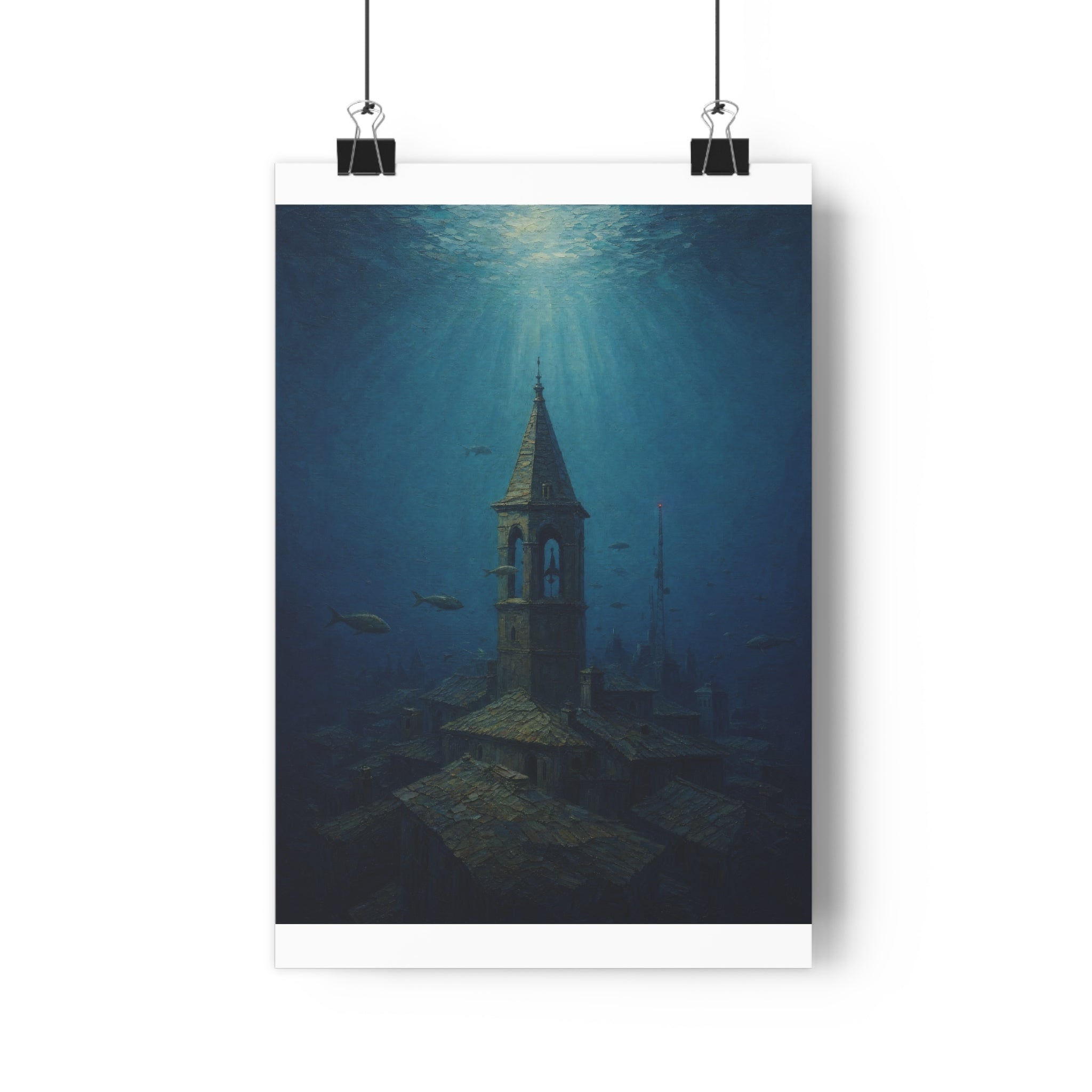 Ciudad sumergida — Lámina giclée