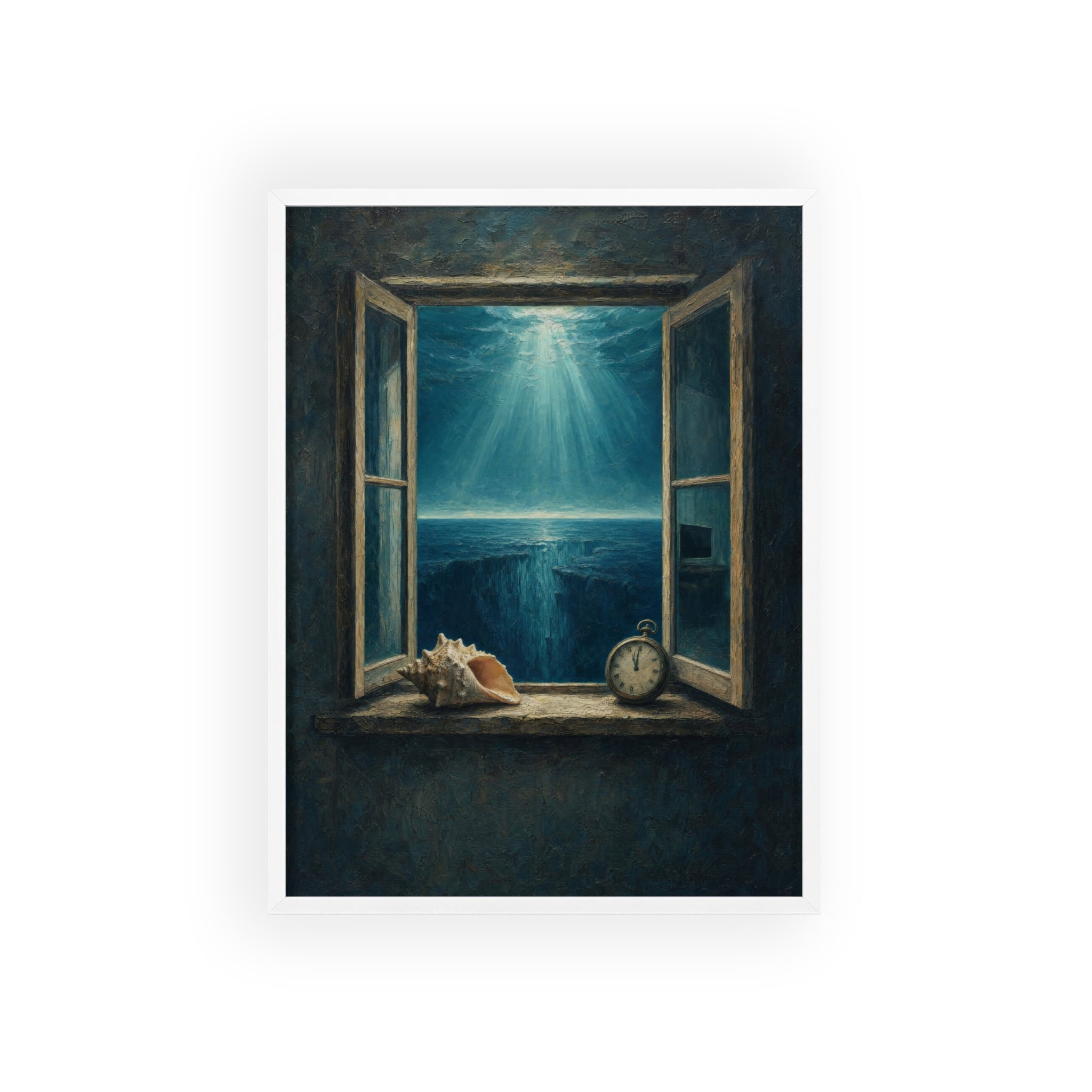 La ventana del ahogado — Cuadro enmarcado