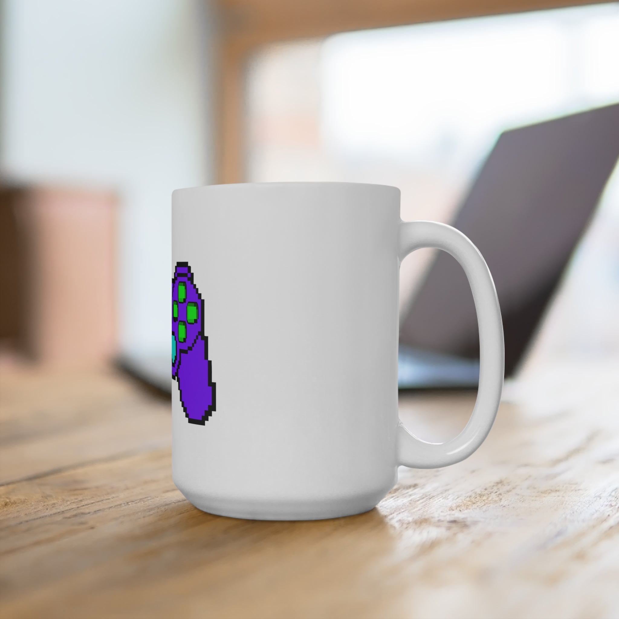 Mando Retro Pixel — Taza