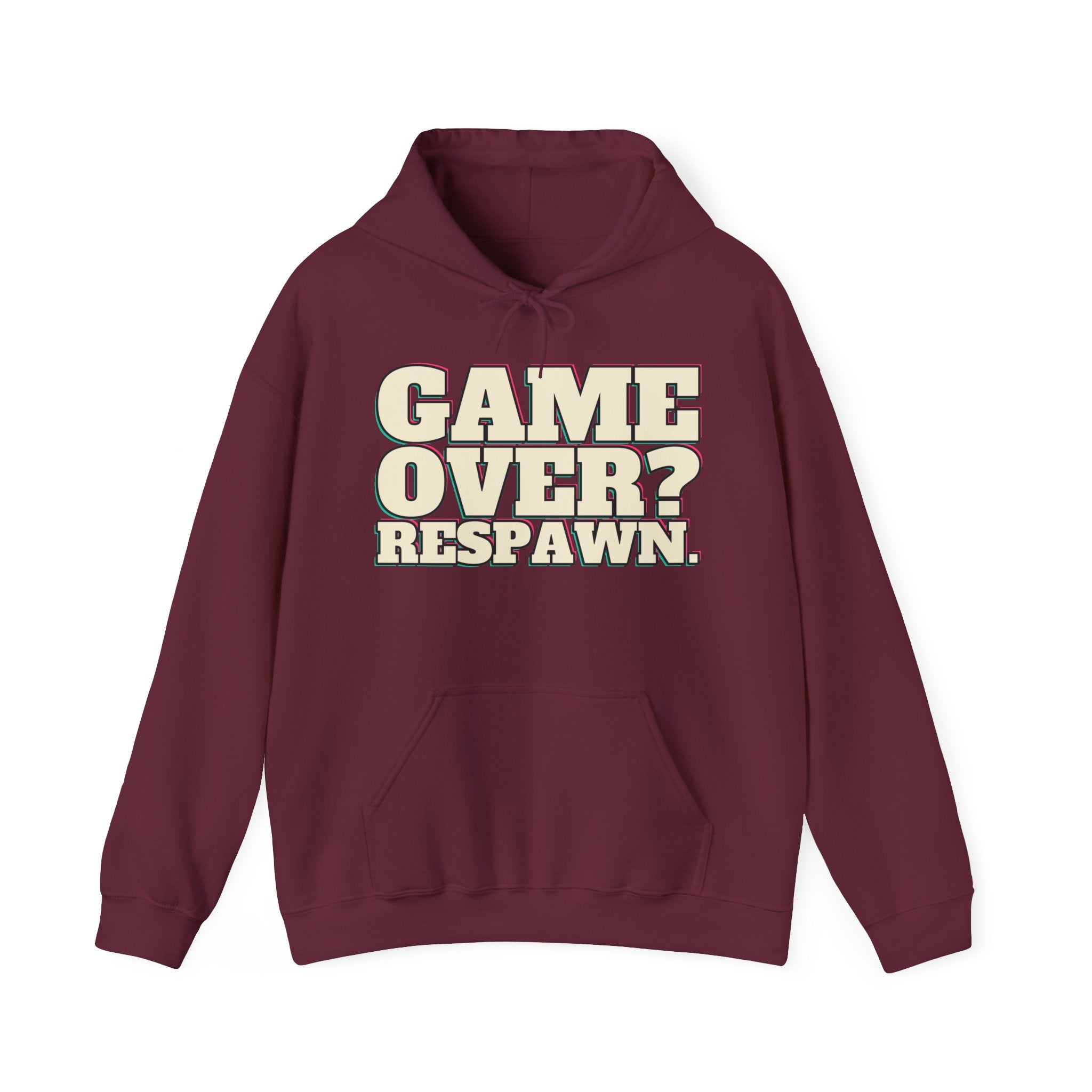 Game Over? Respawn — Sudadera con capucha