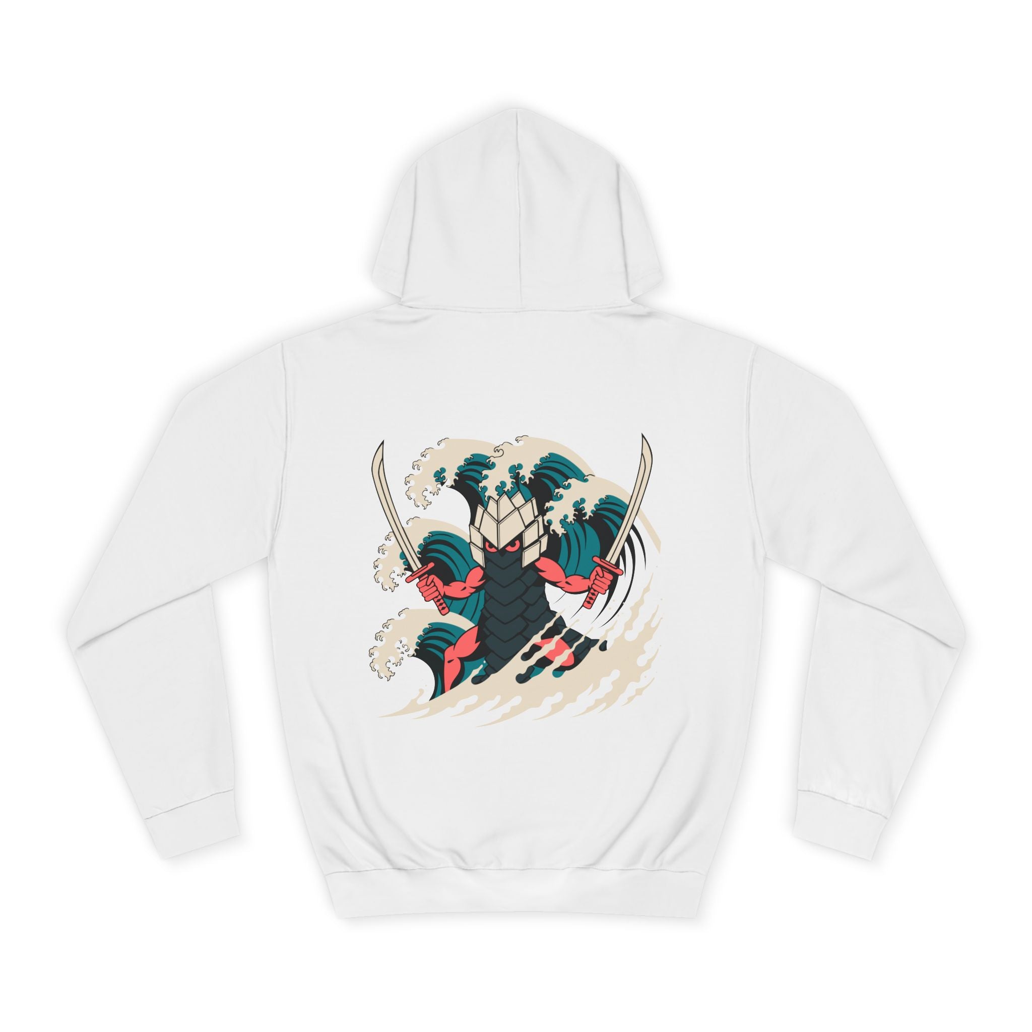 Percebe Guerreiro — Sudadera College (deseño diante e detrás)