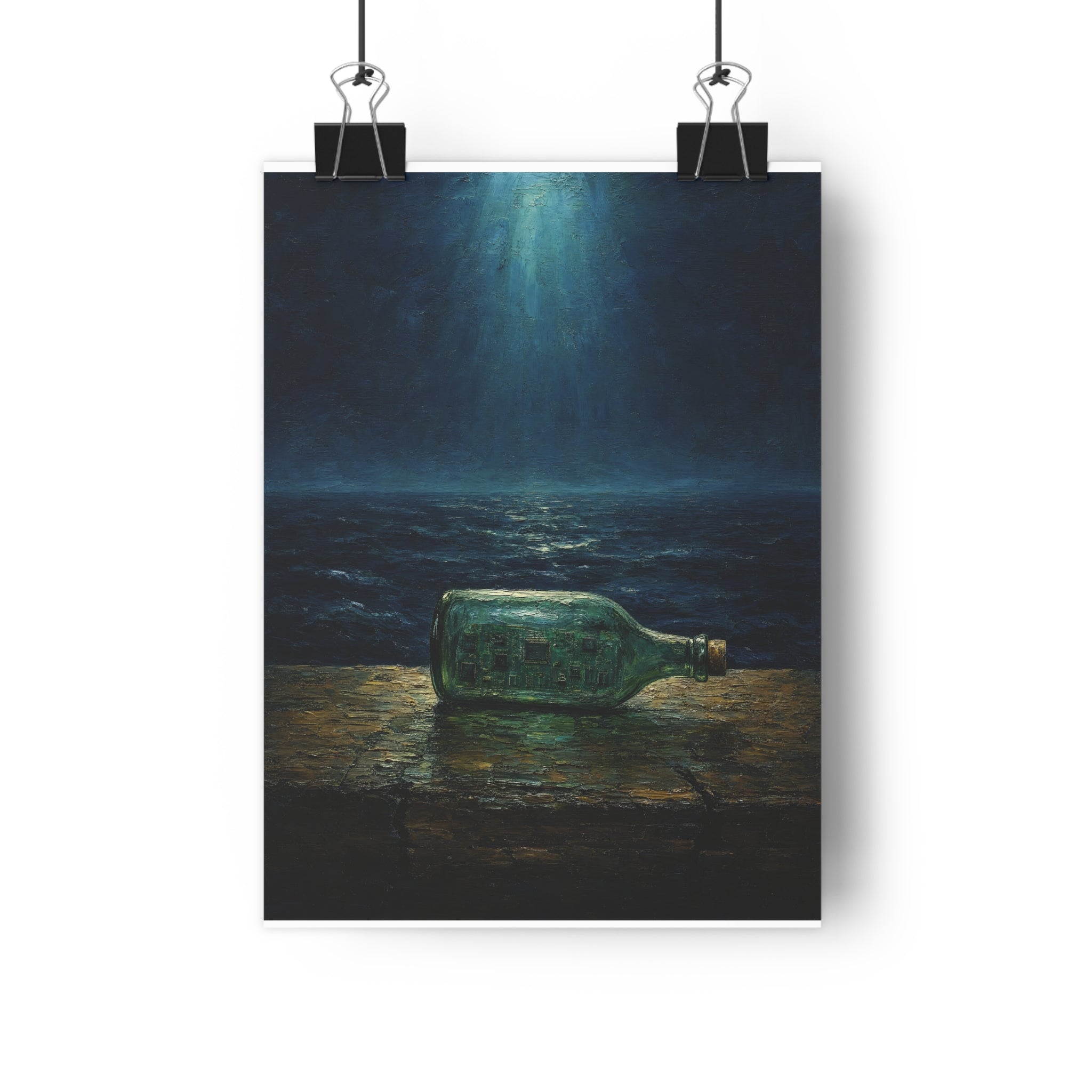 Barco en la botella — Lámina giclée