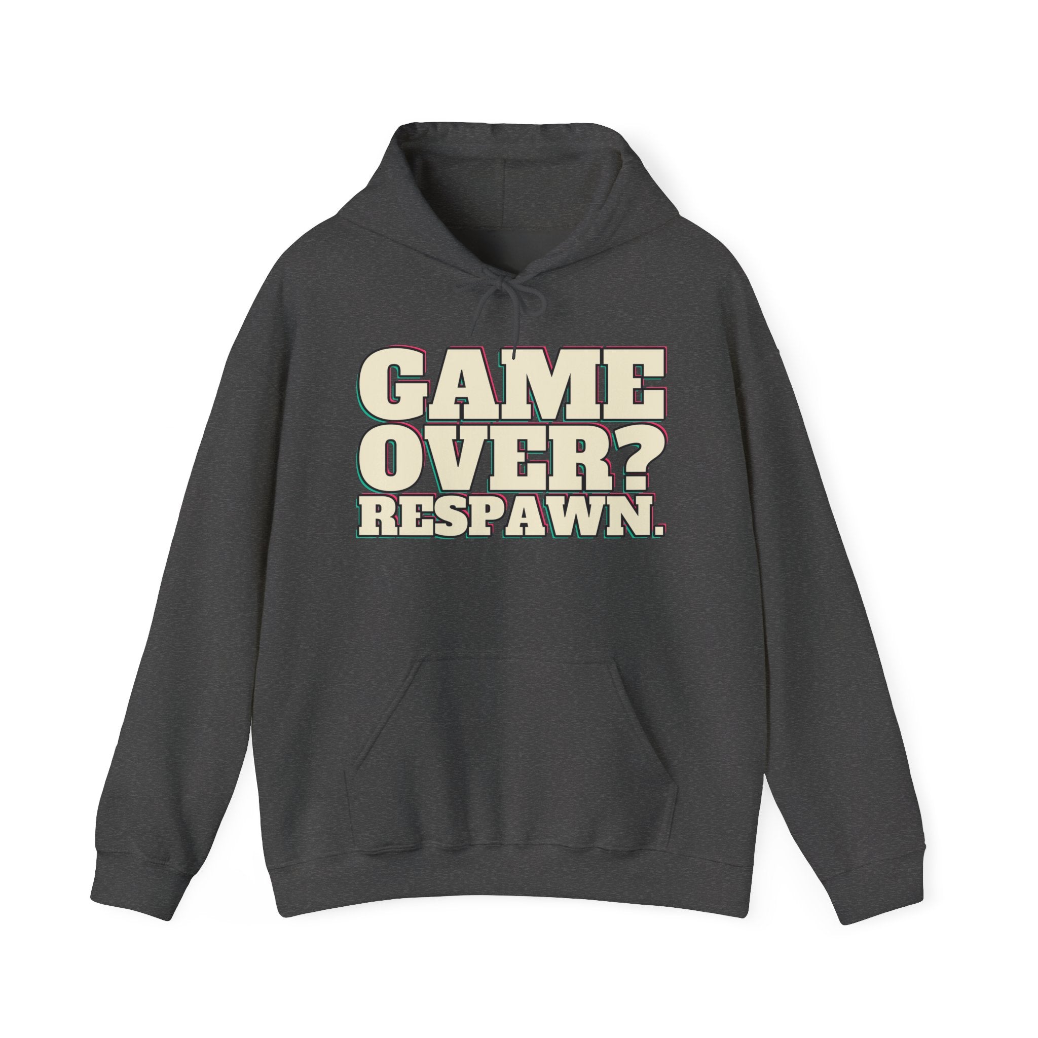 Game Over? Respawn — Sudadera con capucha