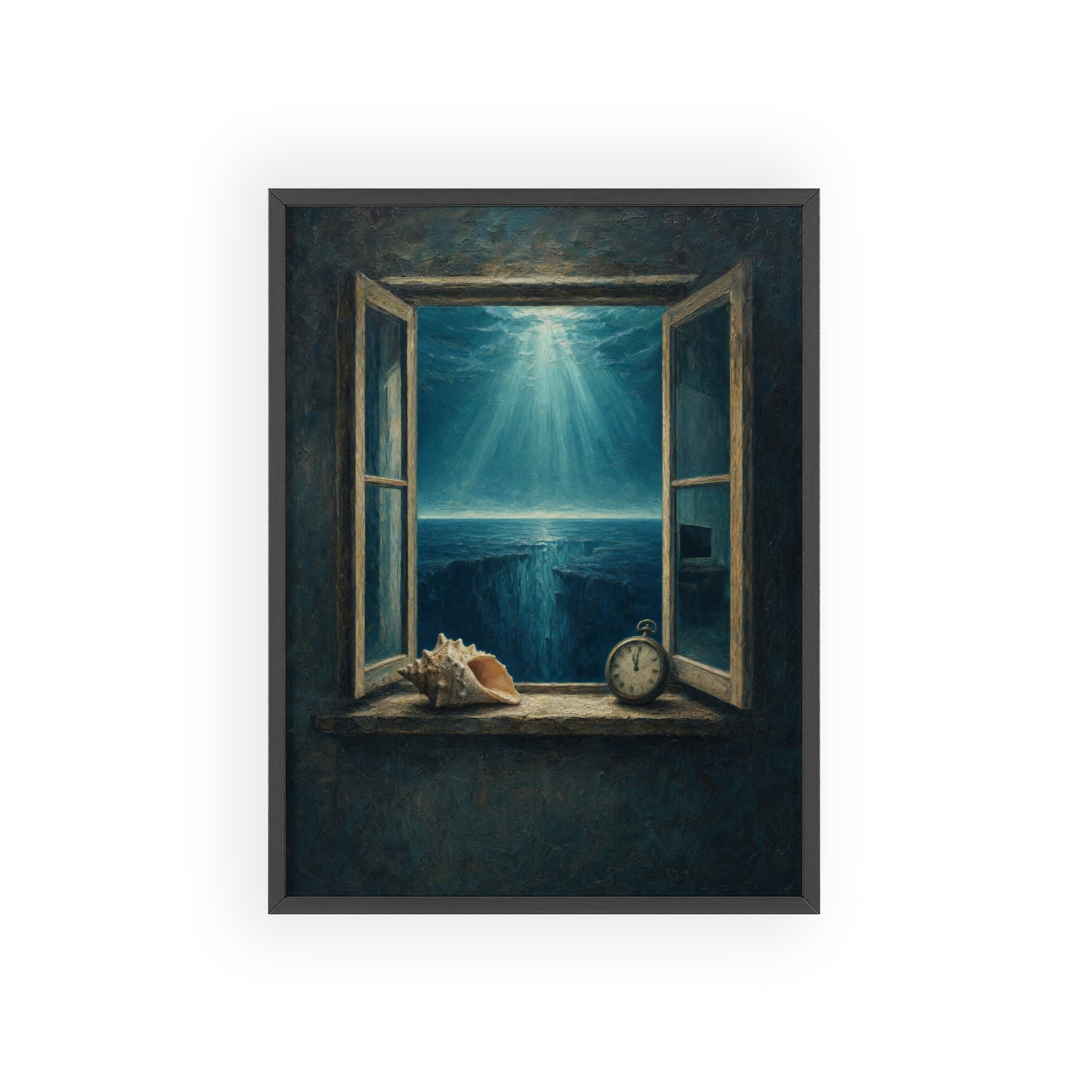 La ventana del ahogado — Cuadro enmarcado