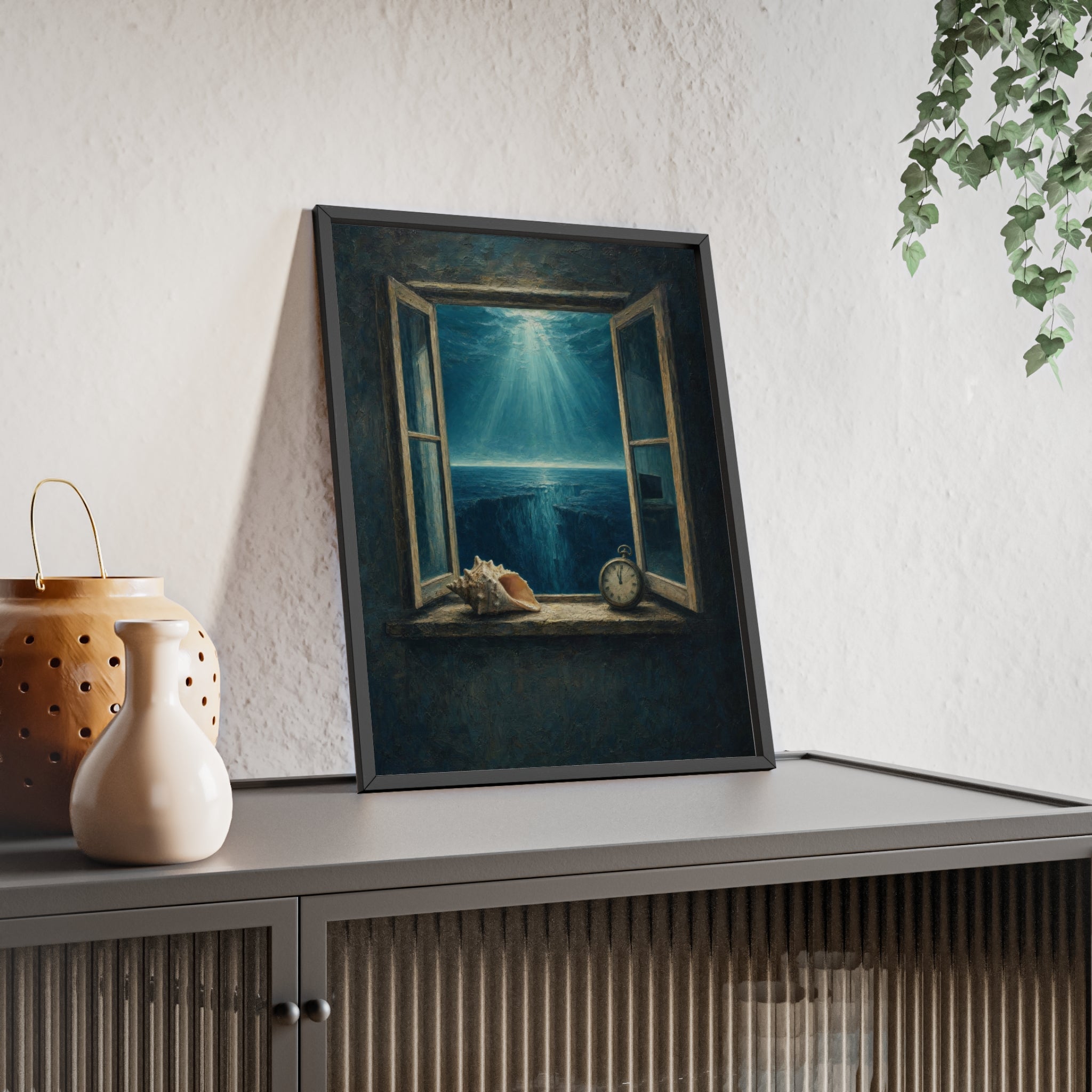 La ventana del ahogado — Cuadro enmarcado